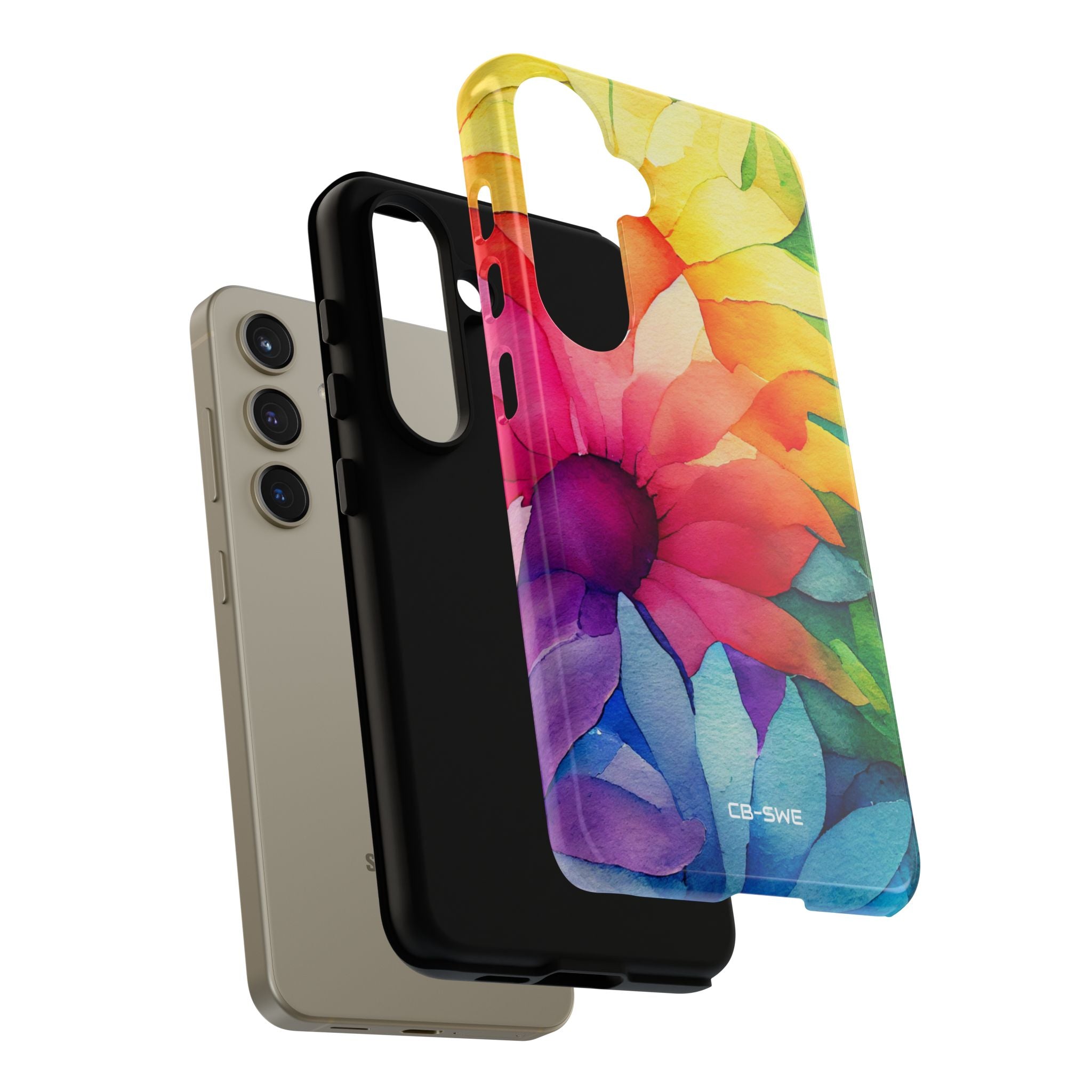 Vibrant Floral Symphony - Samsung Case