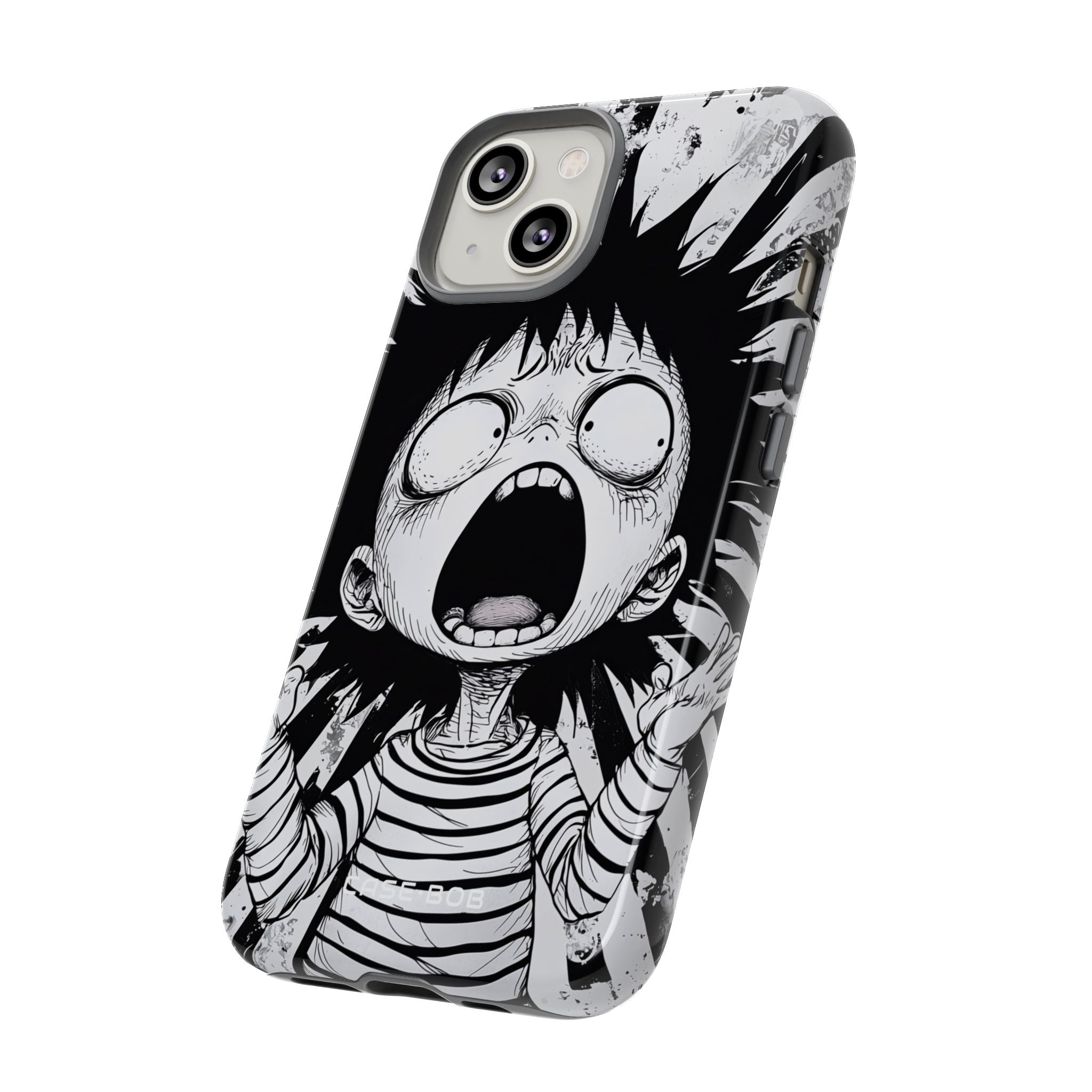 Screaming Stripes iPhone 14 Case - Tough