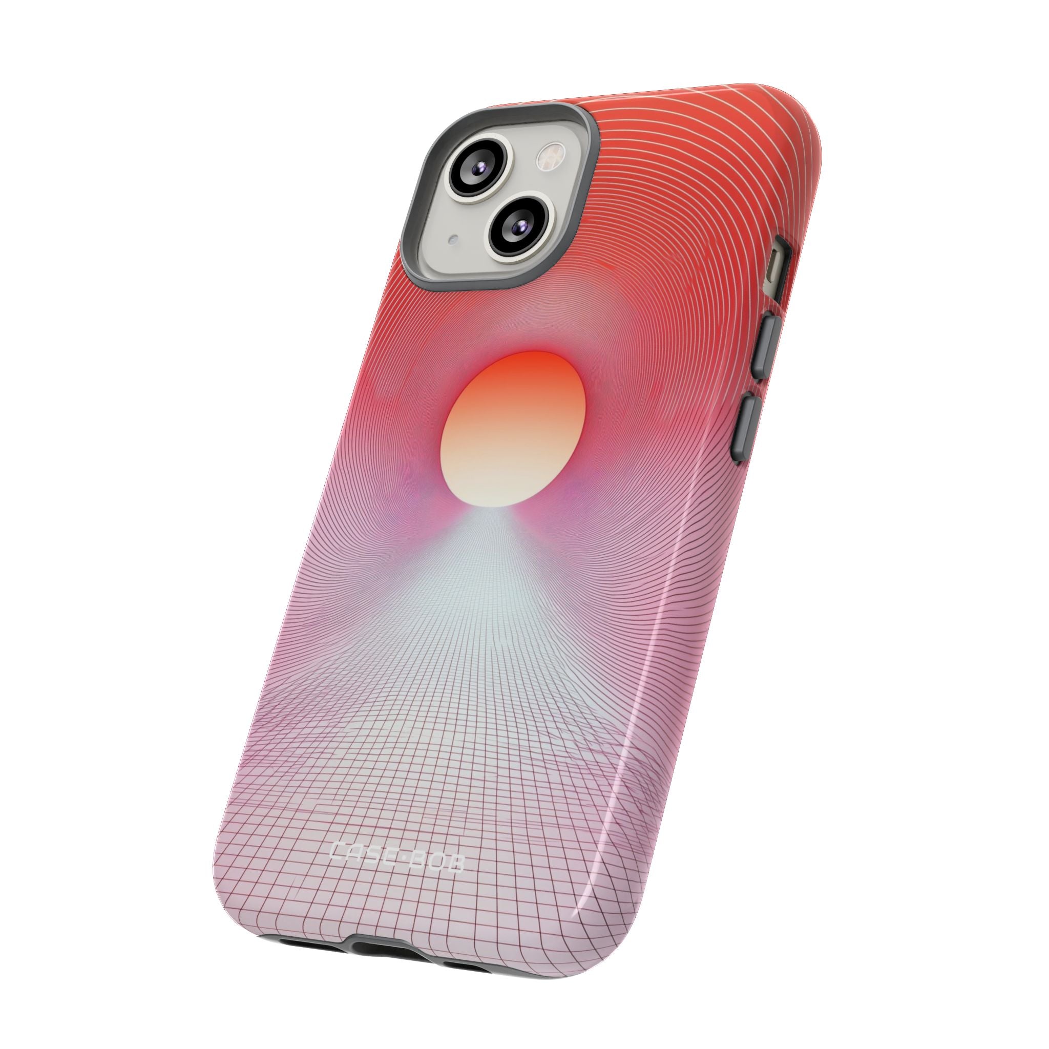 Orange Portal iPhone 14 Case - Tough