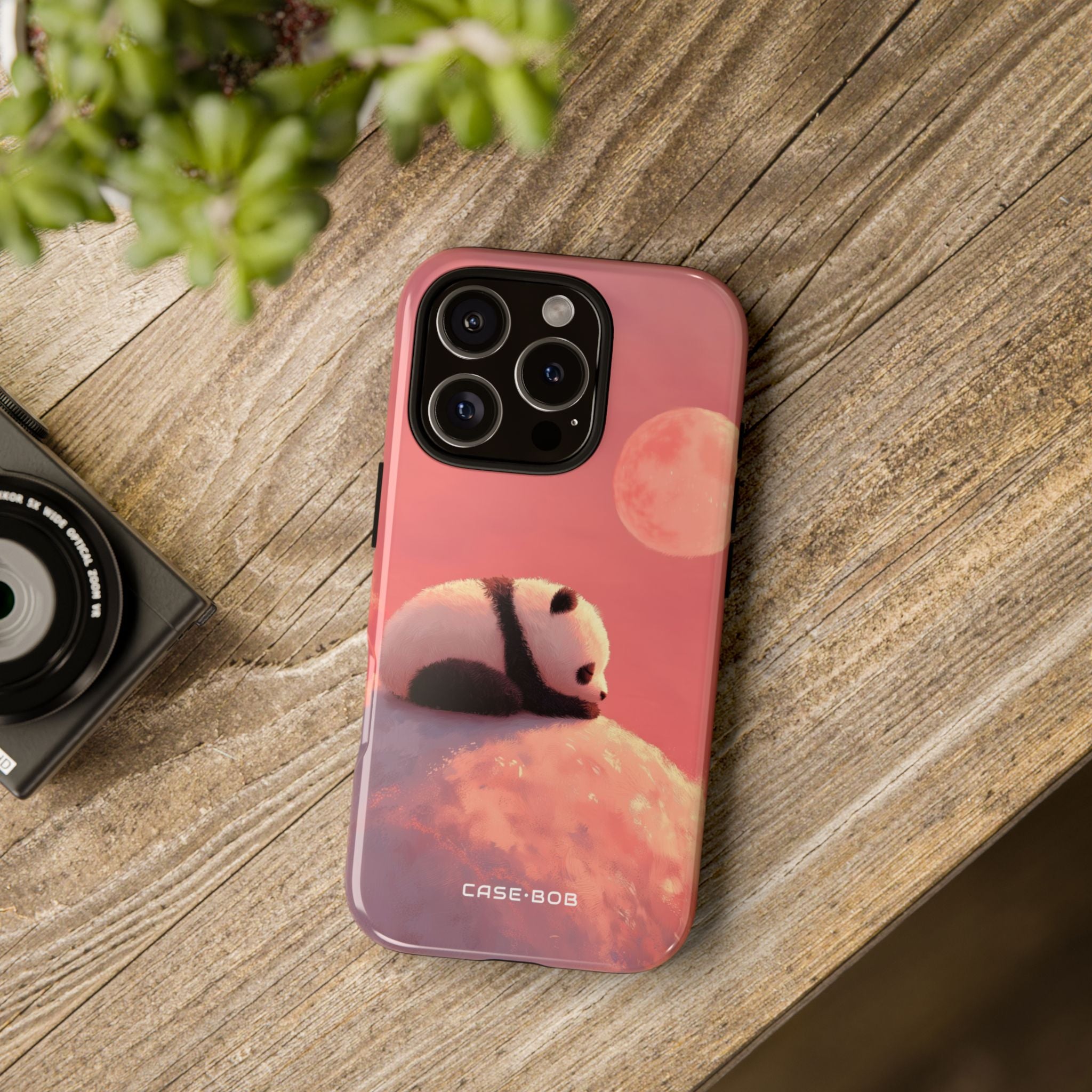 Panda Moonlight iPhone 16 Pro Case - Tough