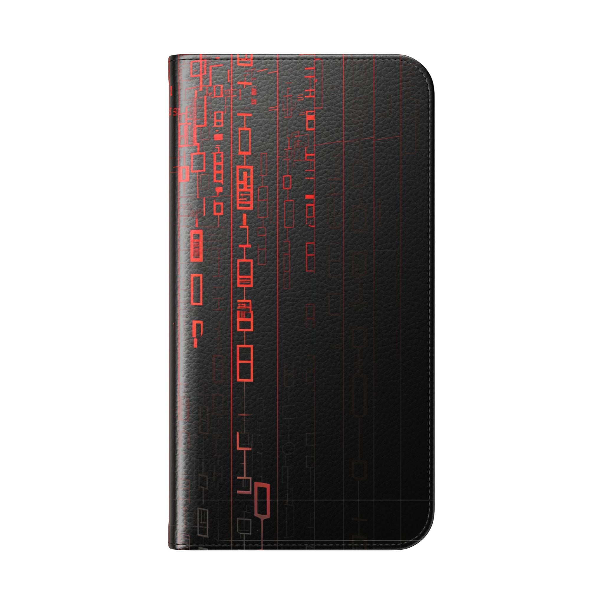Crimson Columns - iPhone 15 Pro Max Case - Wallet