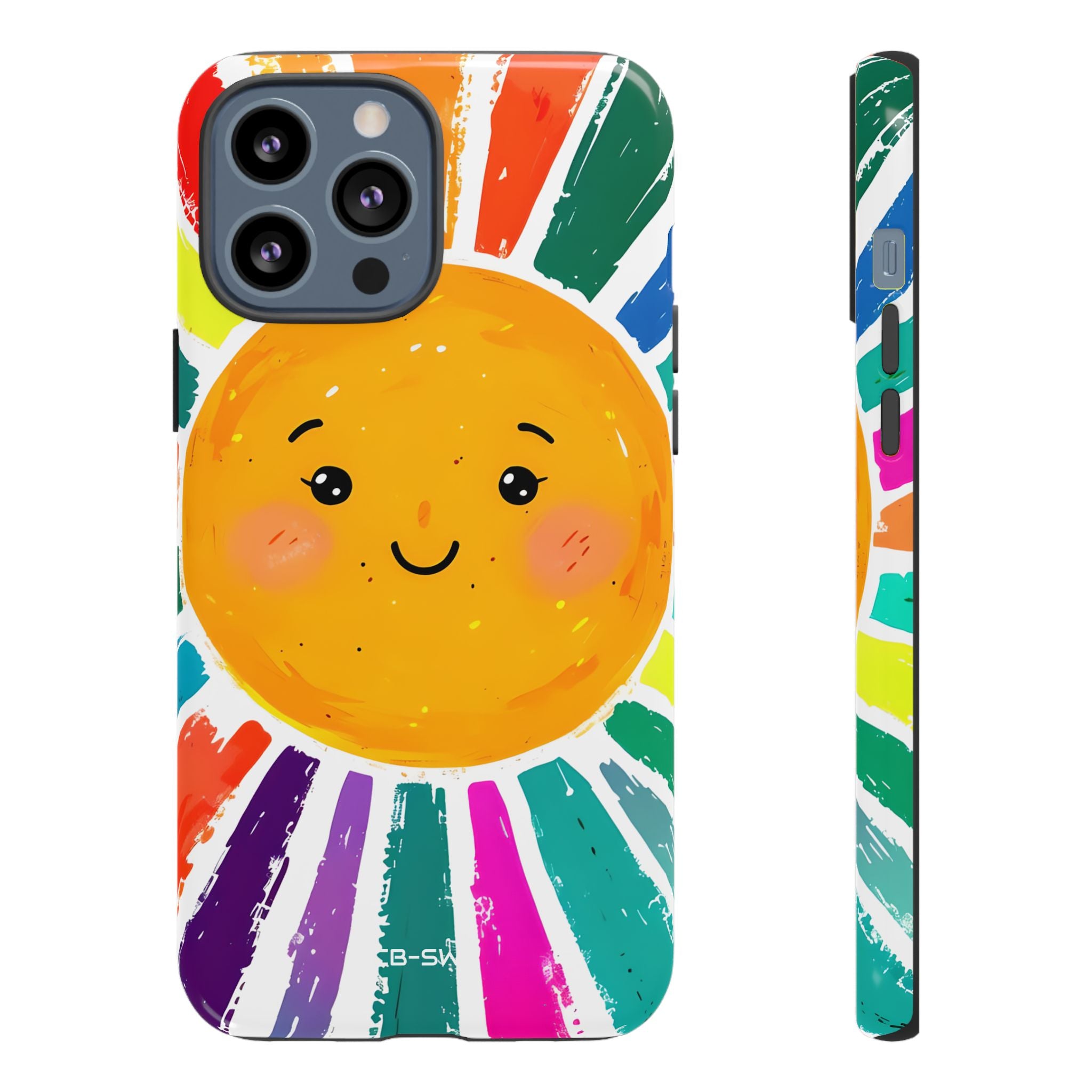 Radiant Smiling Sun - iPhone Case