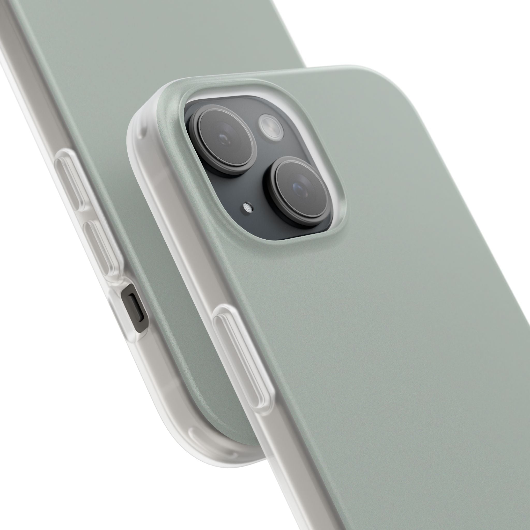 Aschgraue iPhone-Hülle – Flexi
