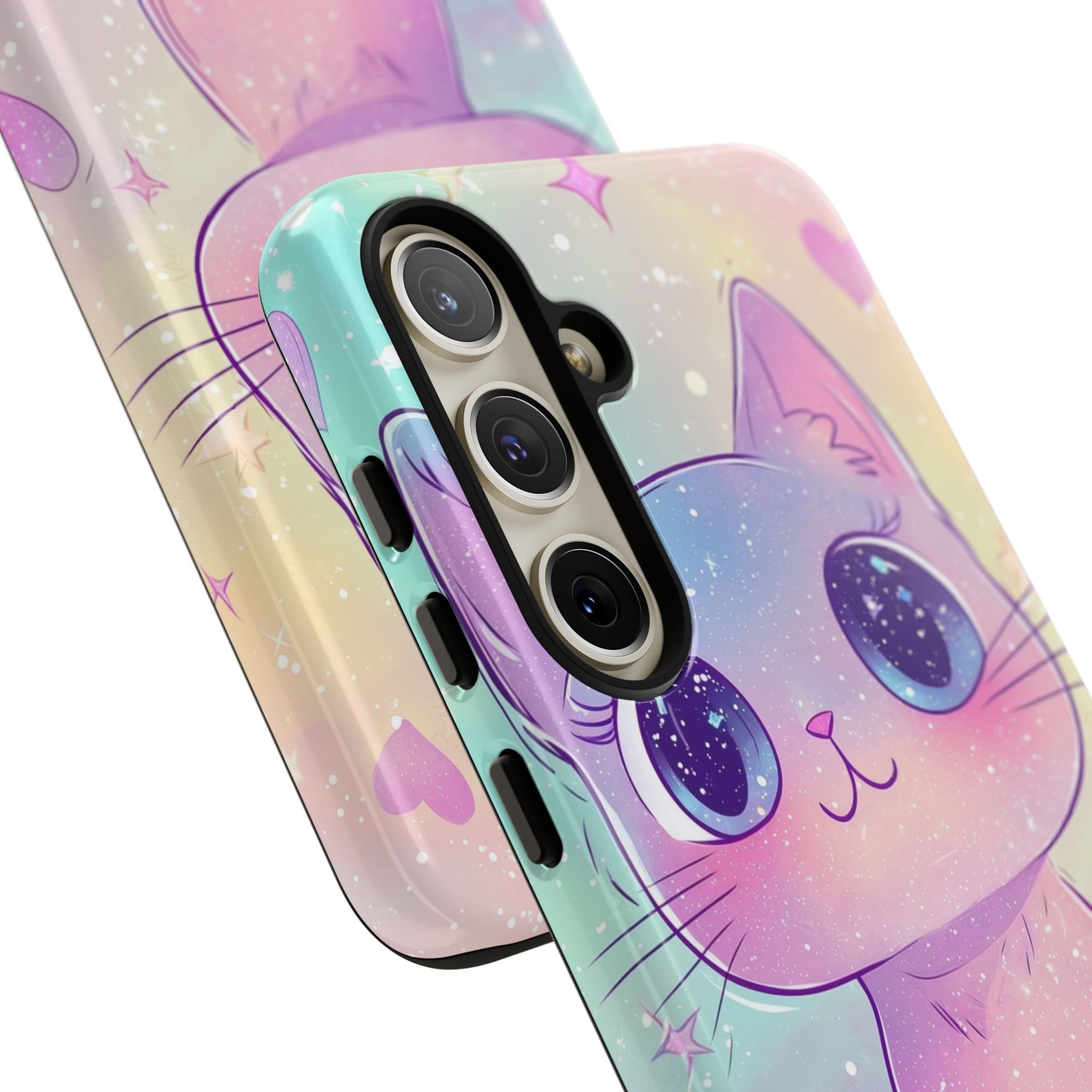 Sparkling Cat Smiles - Samsung Case