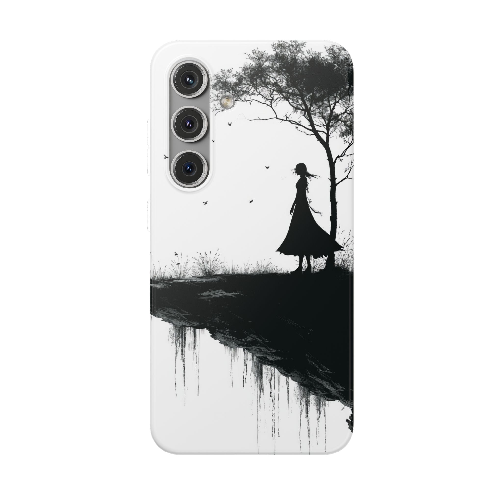 Cliffside Silhouette Samsung S24 Case - Soft