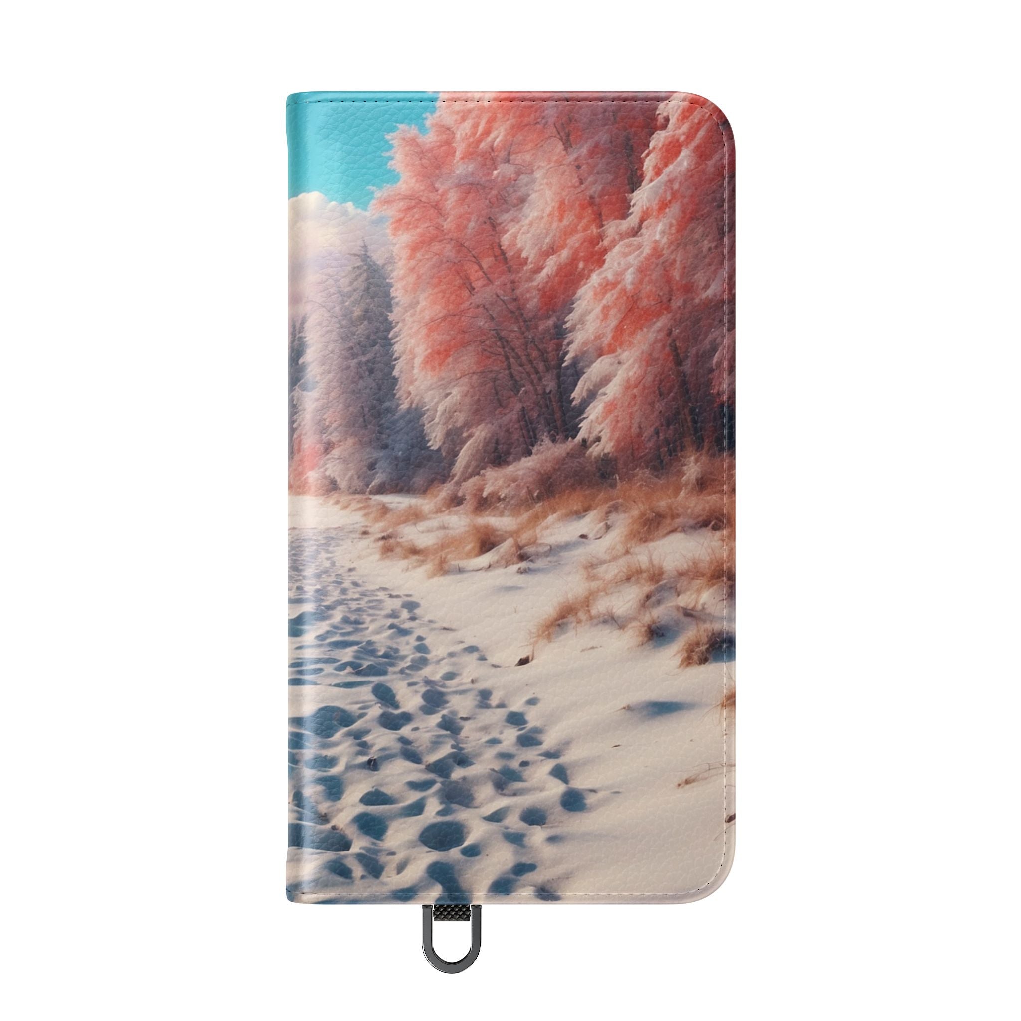 Snowy Footprints - Samsung S24 Case - Wallet