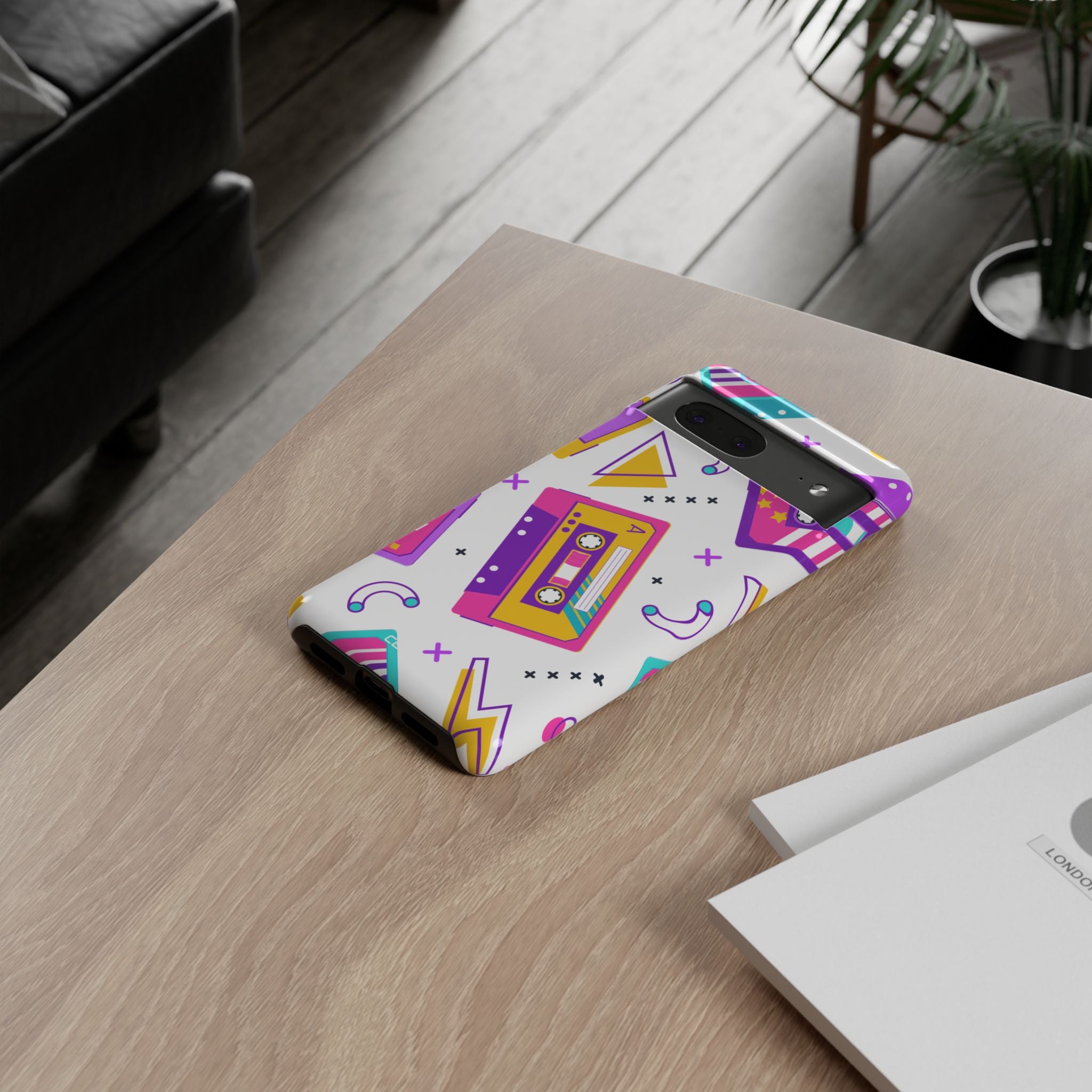 Retro Cassette Chaos - Google Pixel Case