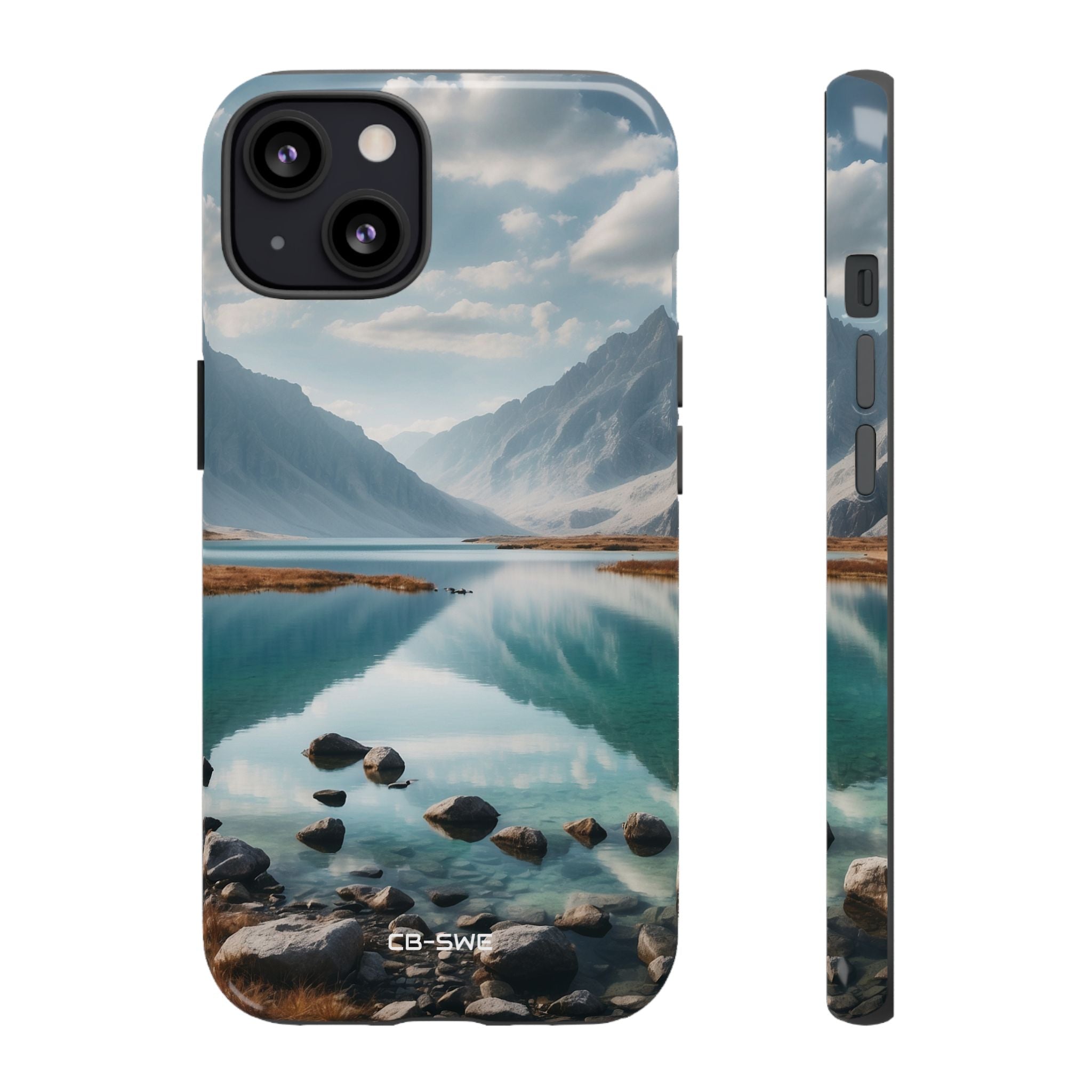 Mountain Reflections Swim - iPhone Case