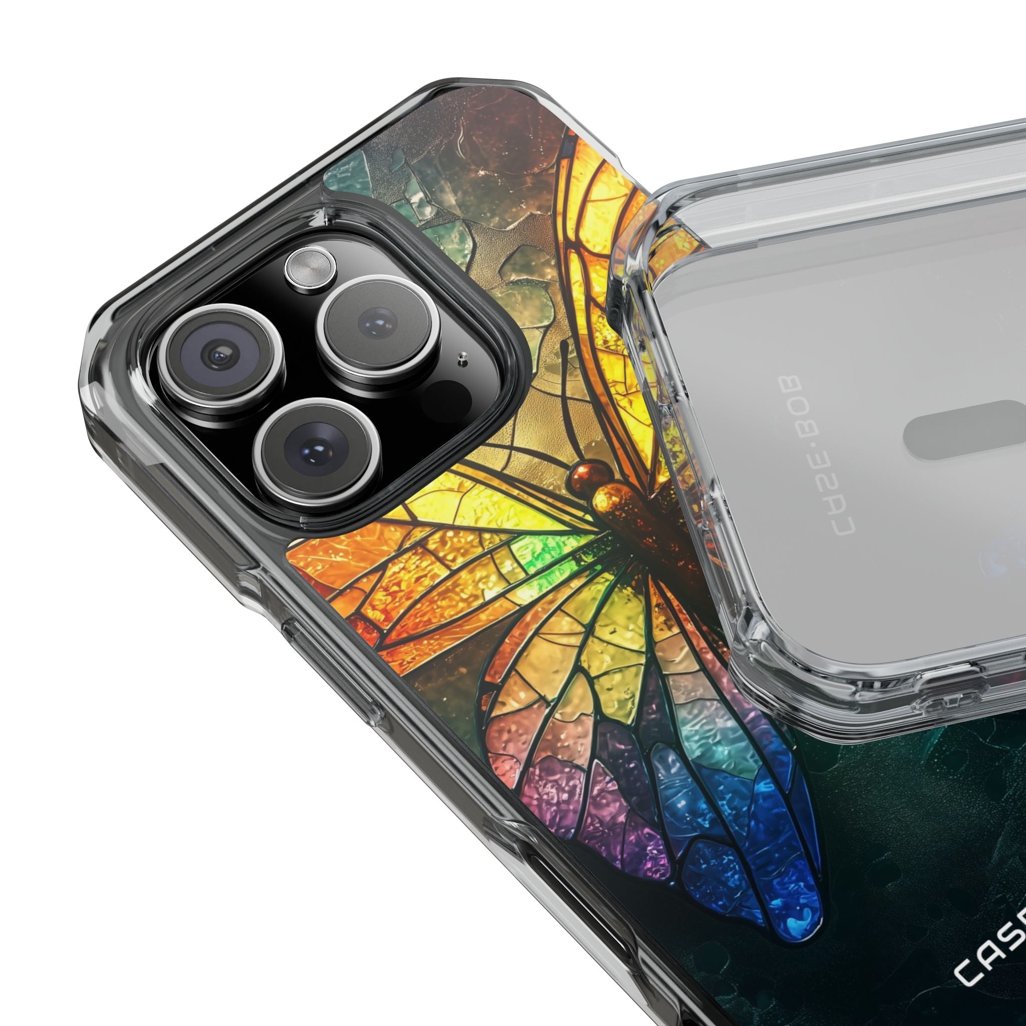 Stained Glass Butterfly iPhone 16 Pro Case - Impact