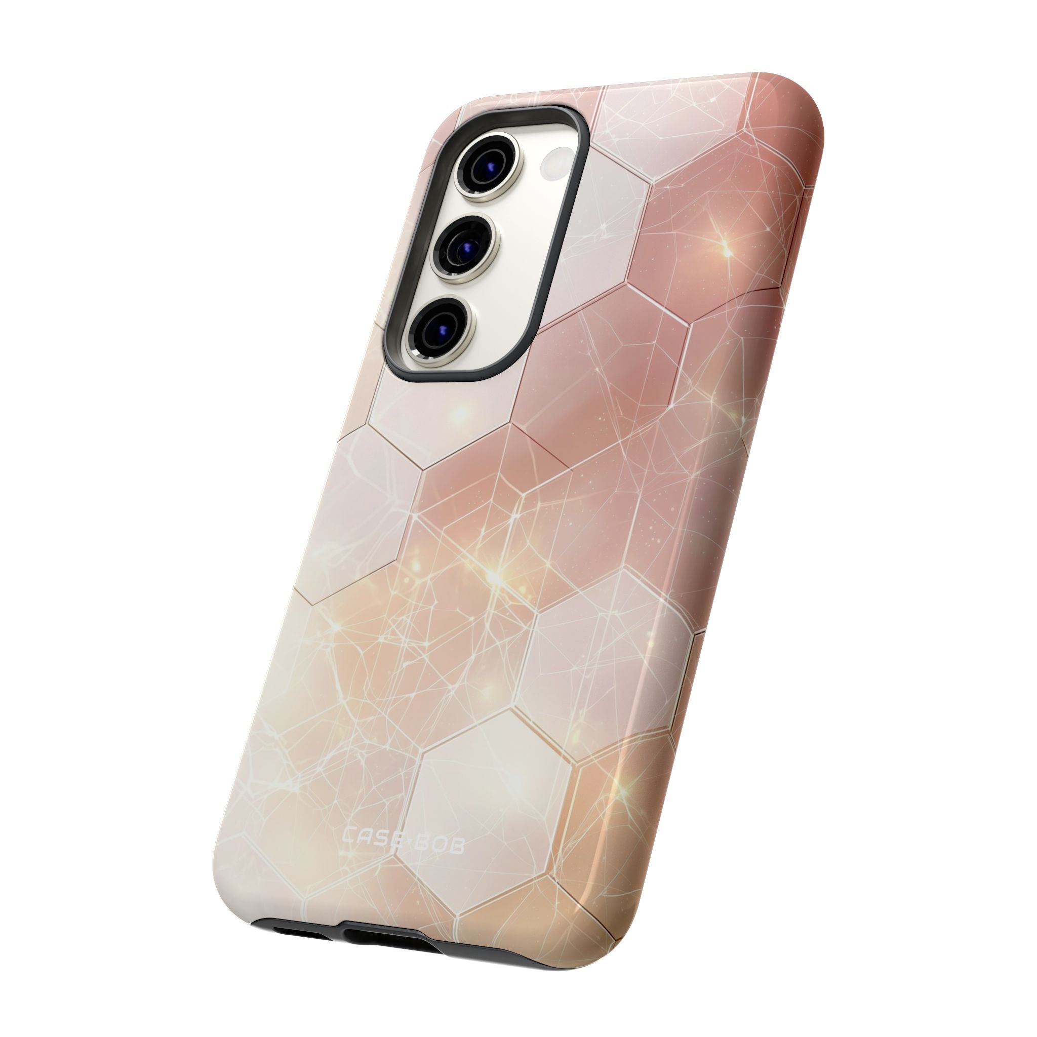 Honeycomb Glow Samsung S23 Case - Tough