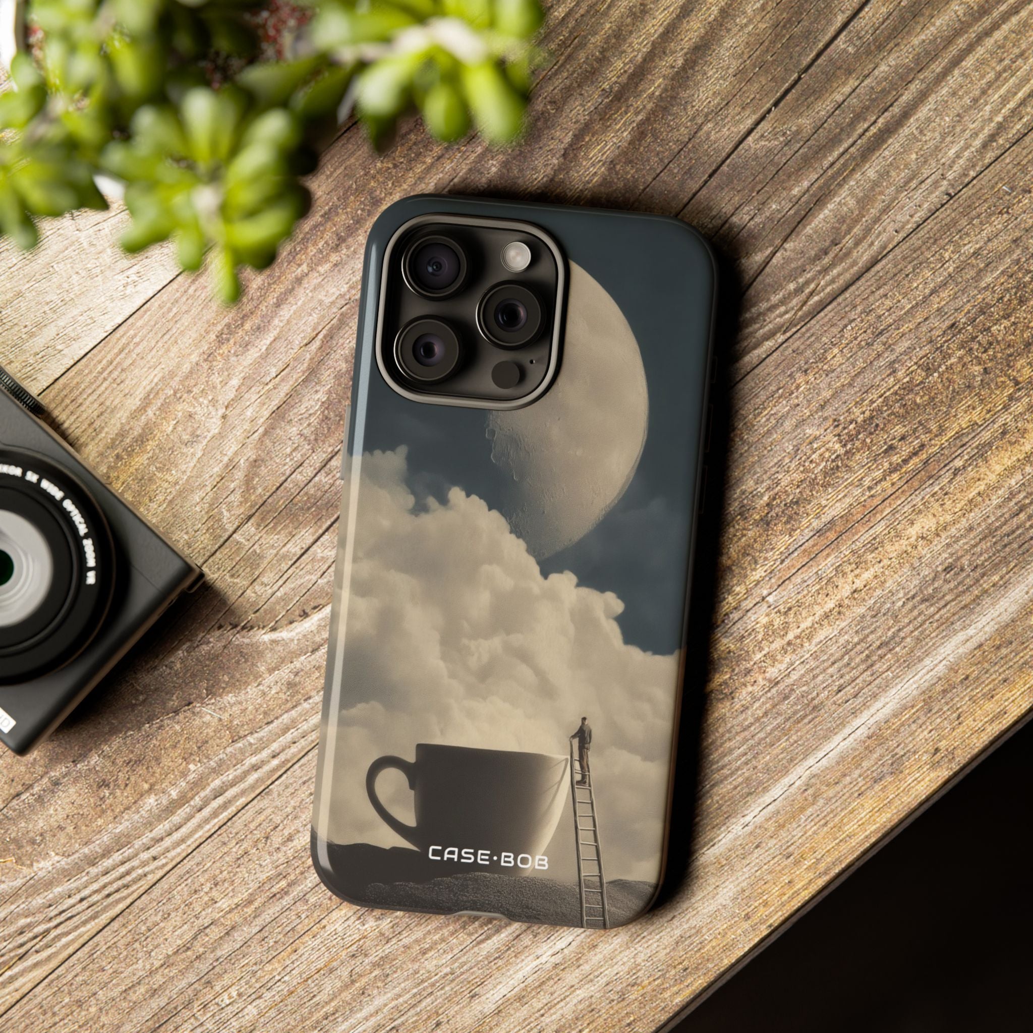 Moonlit Cup iPhone 15 Pro Max Case - Tough