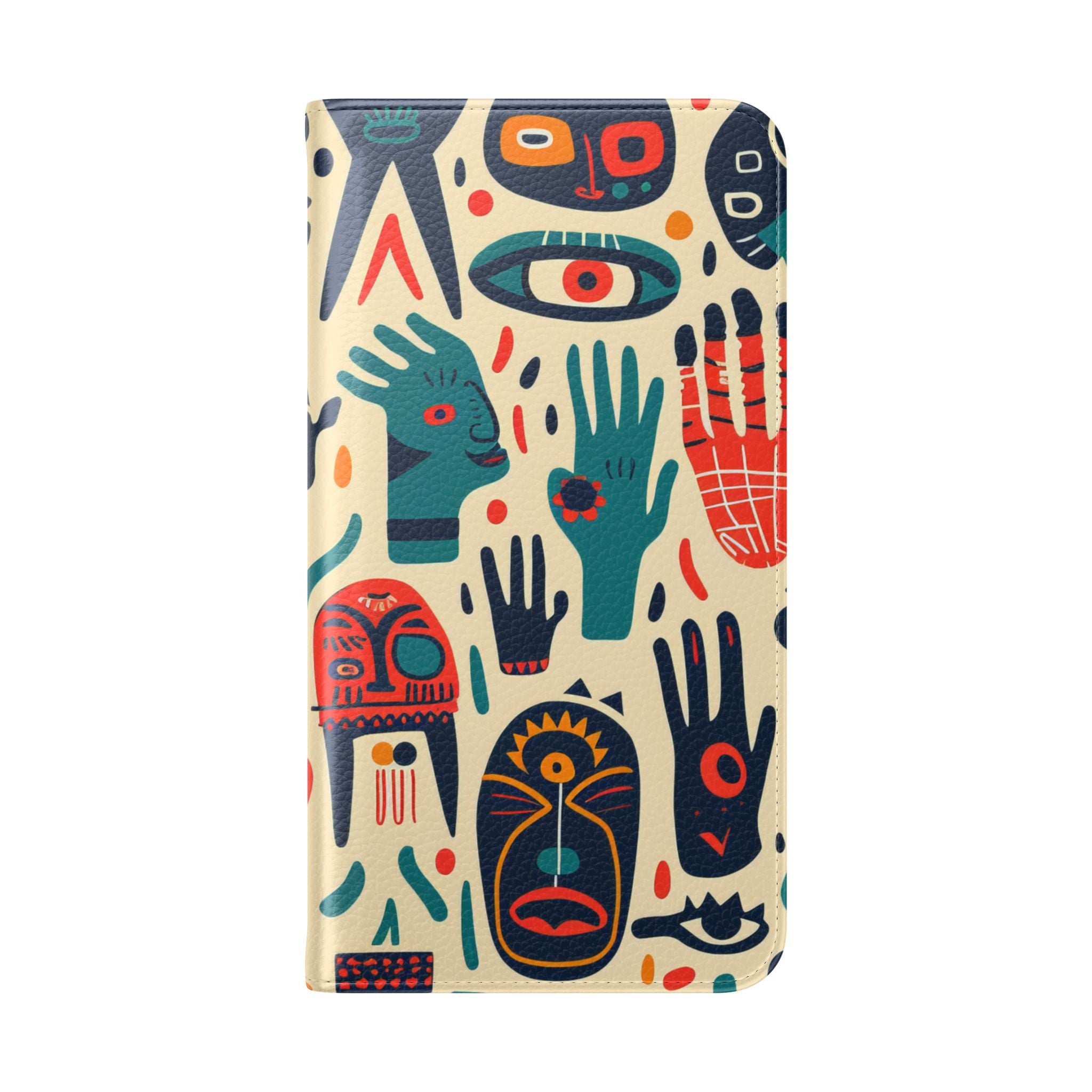 Tribal Faces - Samsung S23+ Case - Wallet