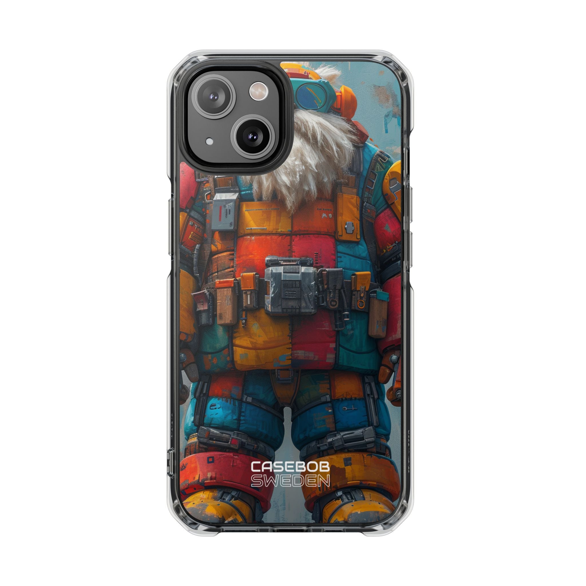 Whimsical Robot Wanderer iPhone 14 - Impact Clear+
