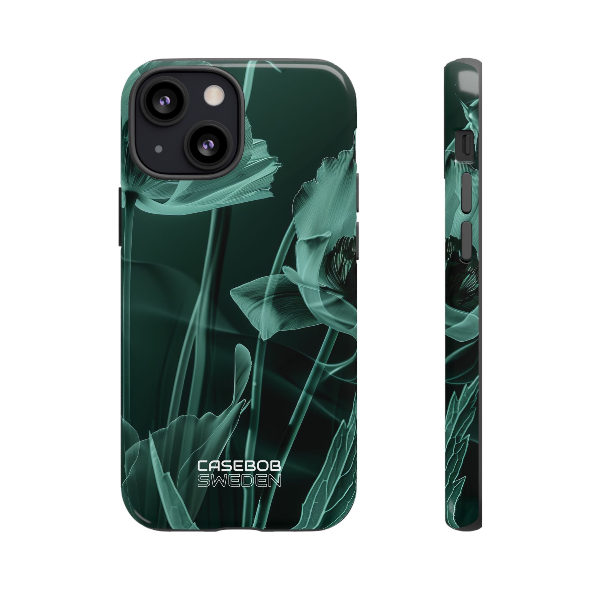 Teal Bloom Radiance iPhone 13 - Tough