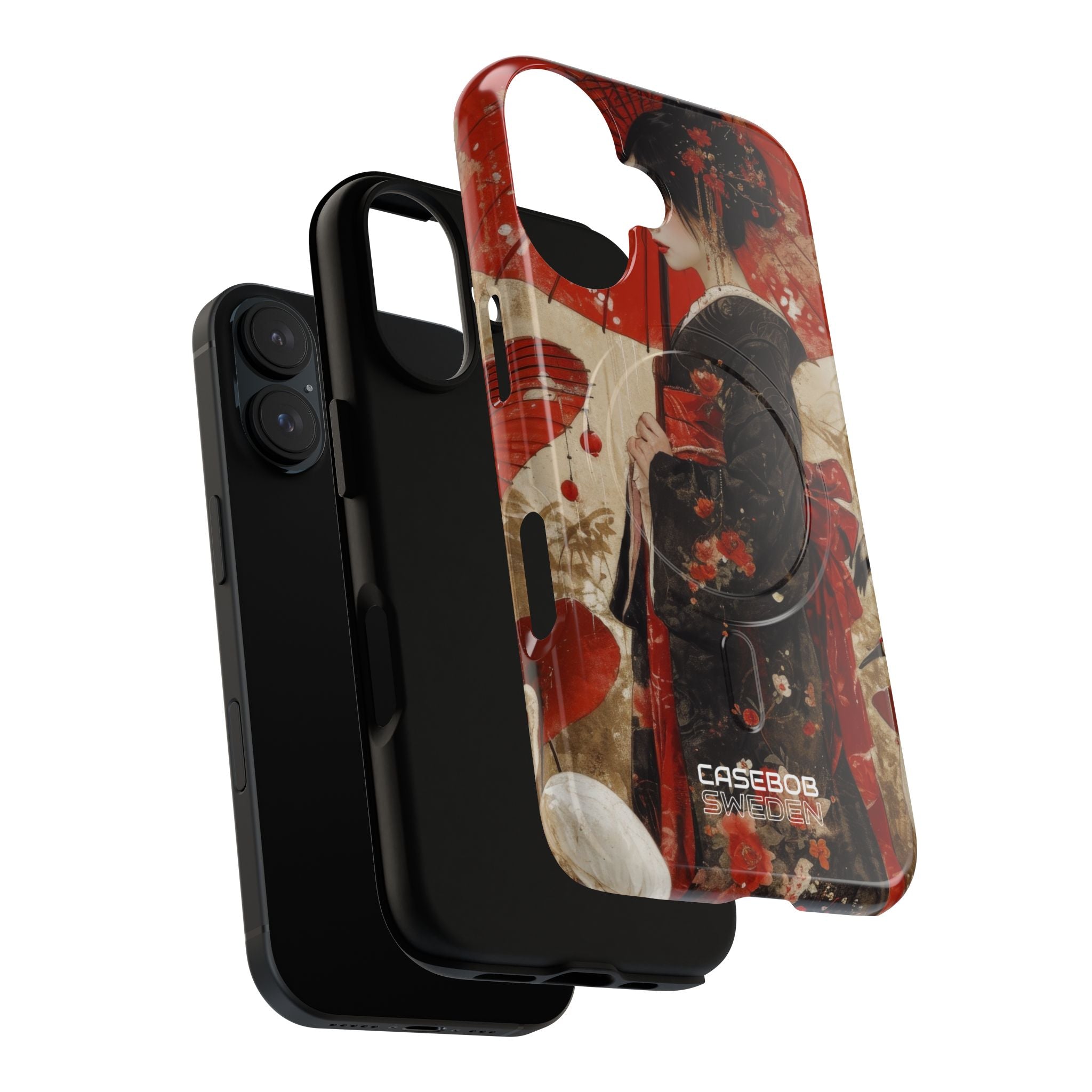 Scarlet Crane Dreams iPhone 16 - Tough+