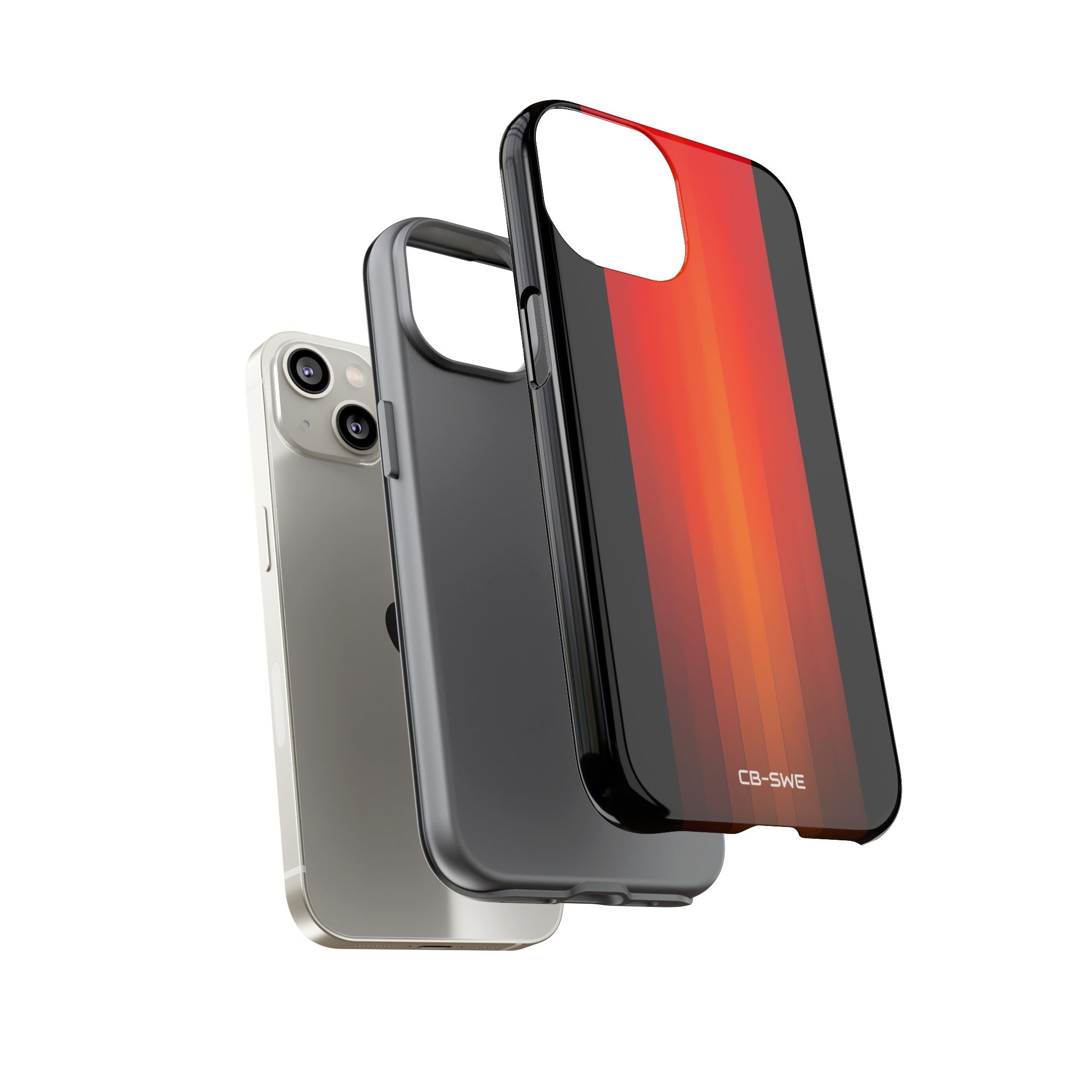 Fiery Symmetry Blaze - iPhone Case