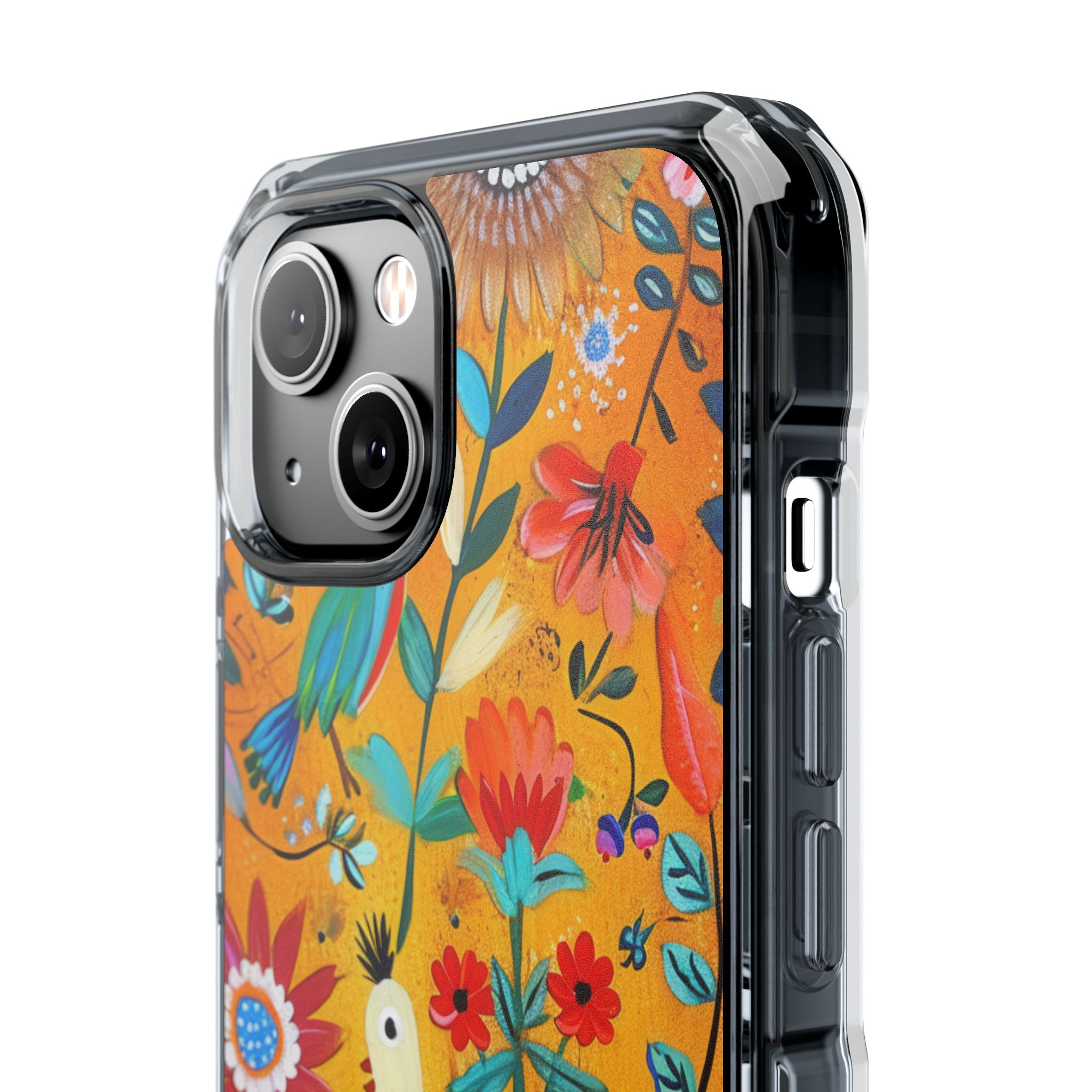 Whimsical Birds Garden iPhone 14 - Impact Clear+