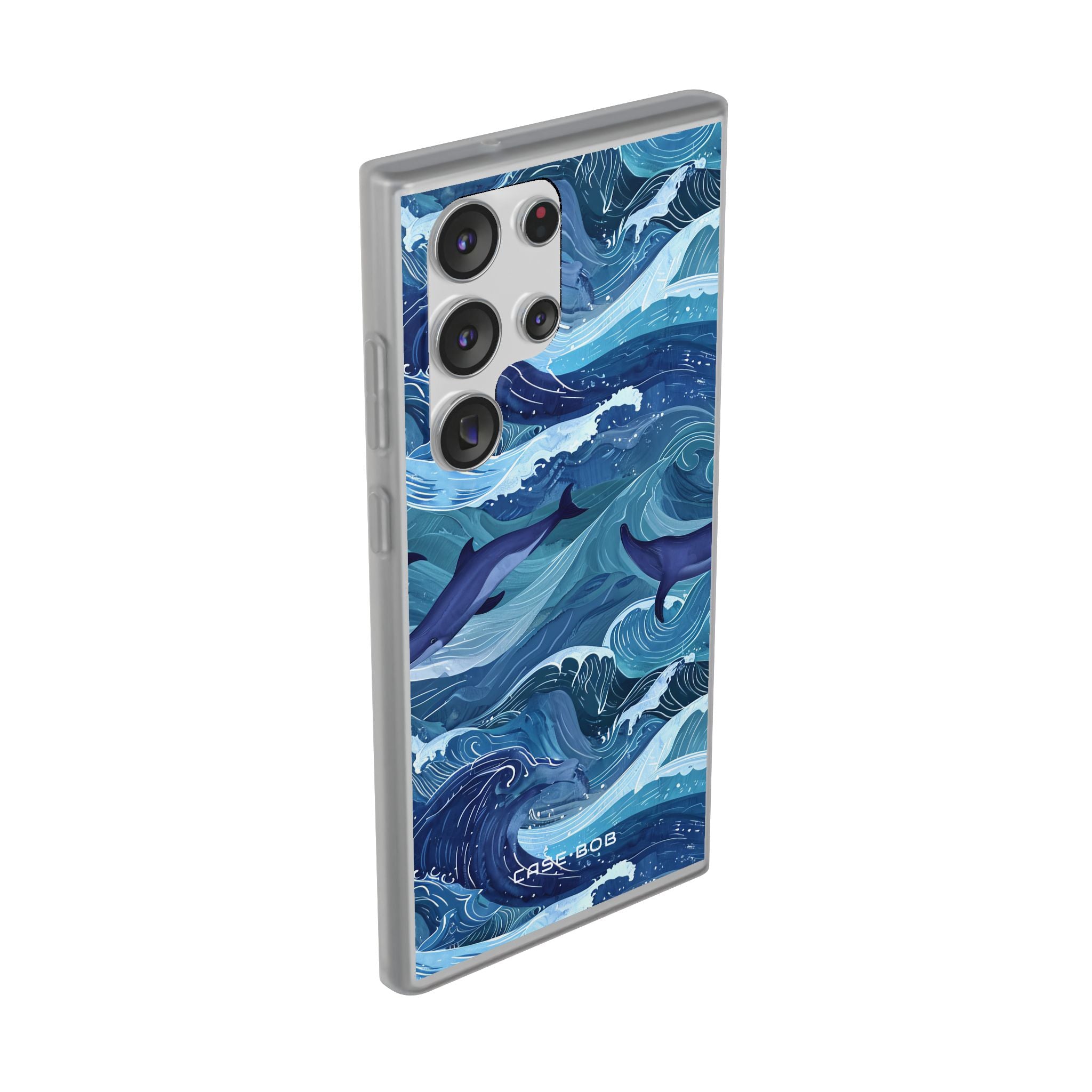 Dolphin Waves Samsung S23 Ultra Case - Soft