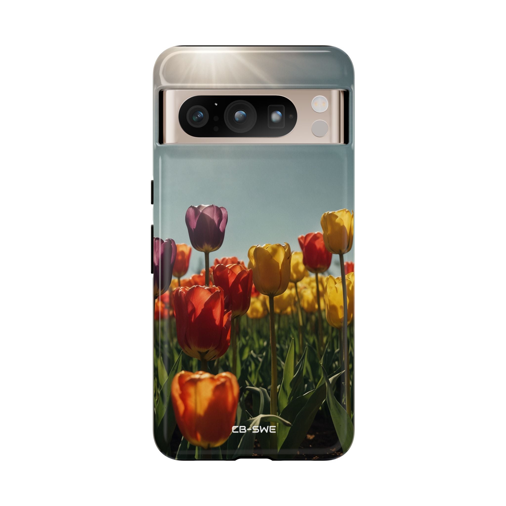 Tulips Embrace Sunlight - Google Pixel Case