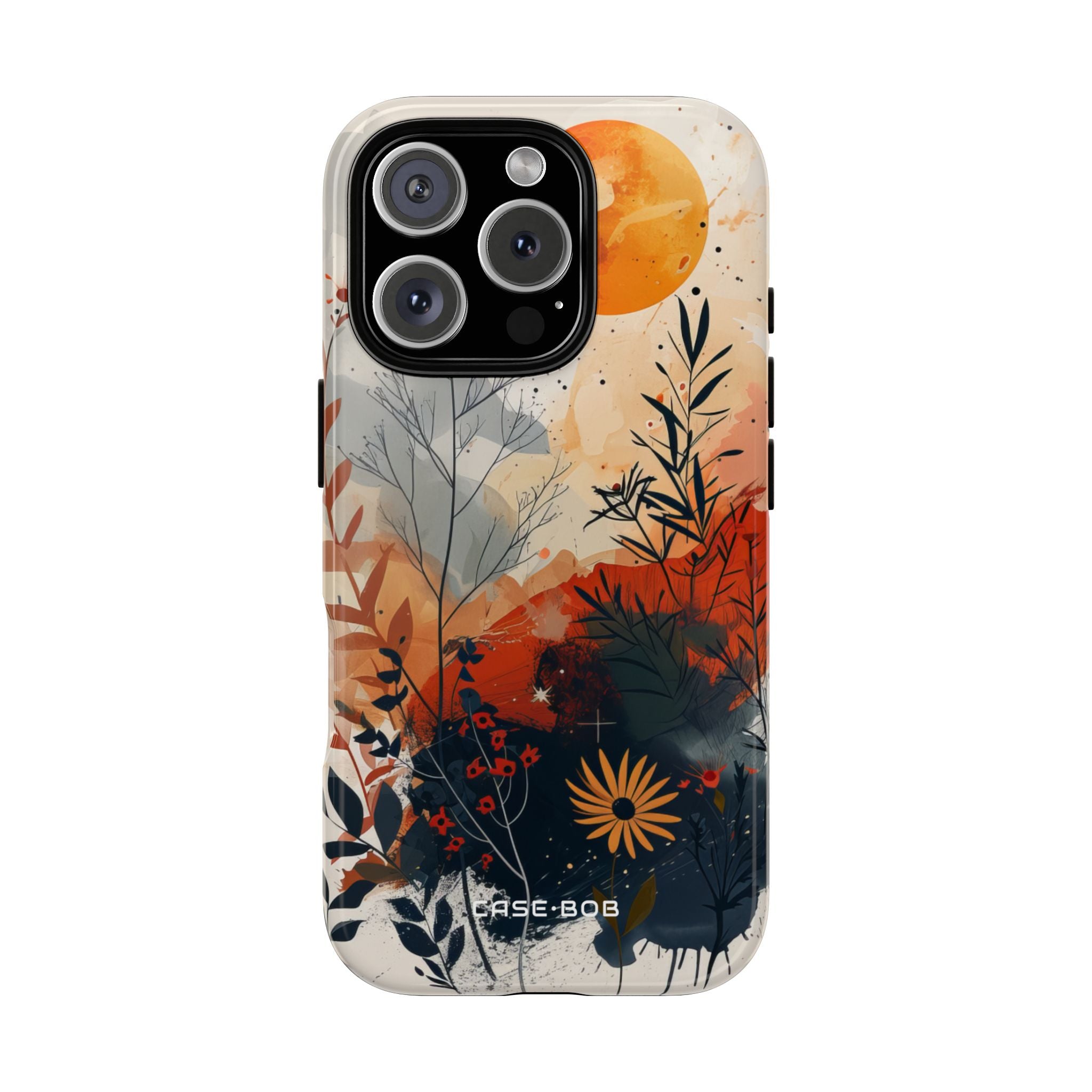 Orange Orb Breeze iPhone 16 Pro Case - Tough