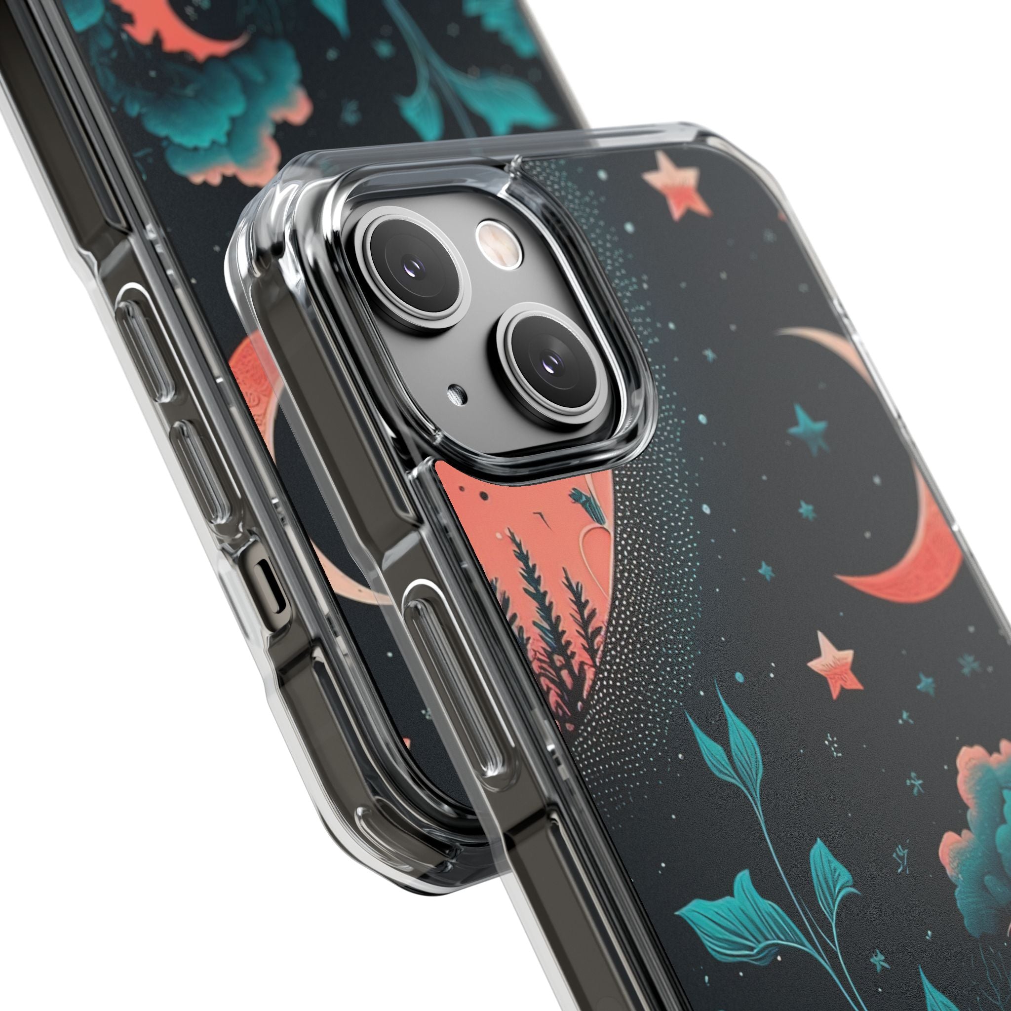 Cosmic Floral Dreams iPhone Case - Impact