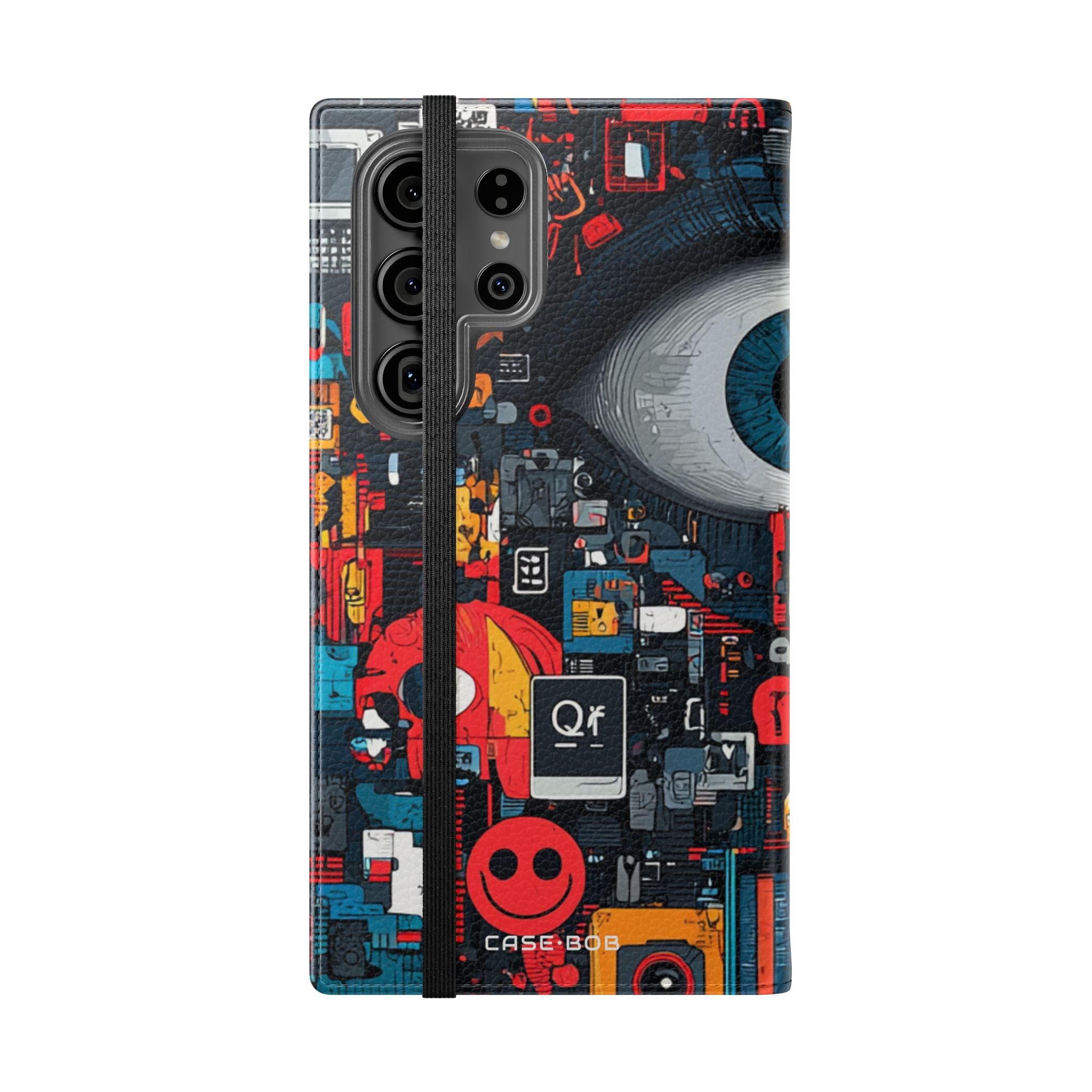 Blue Gaze Mosaic - Samsung S23 Ultra Case - Wallet