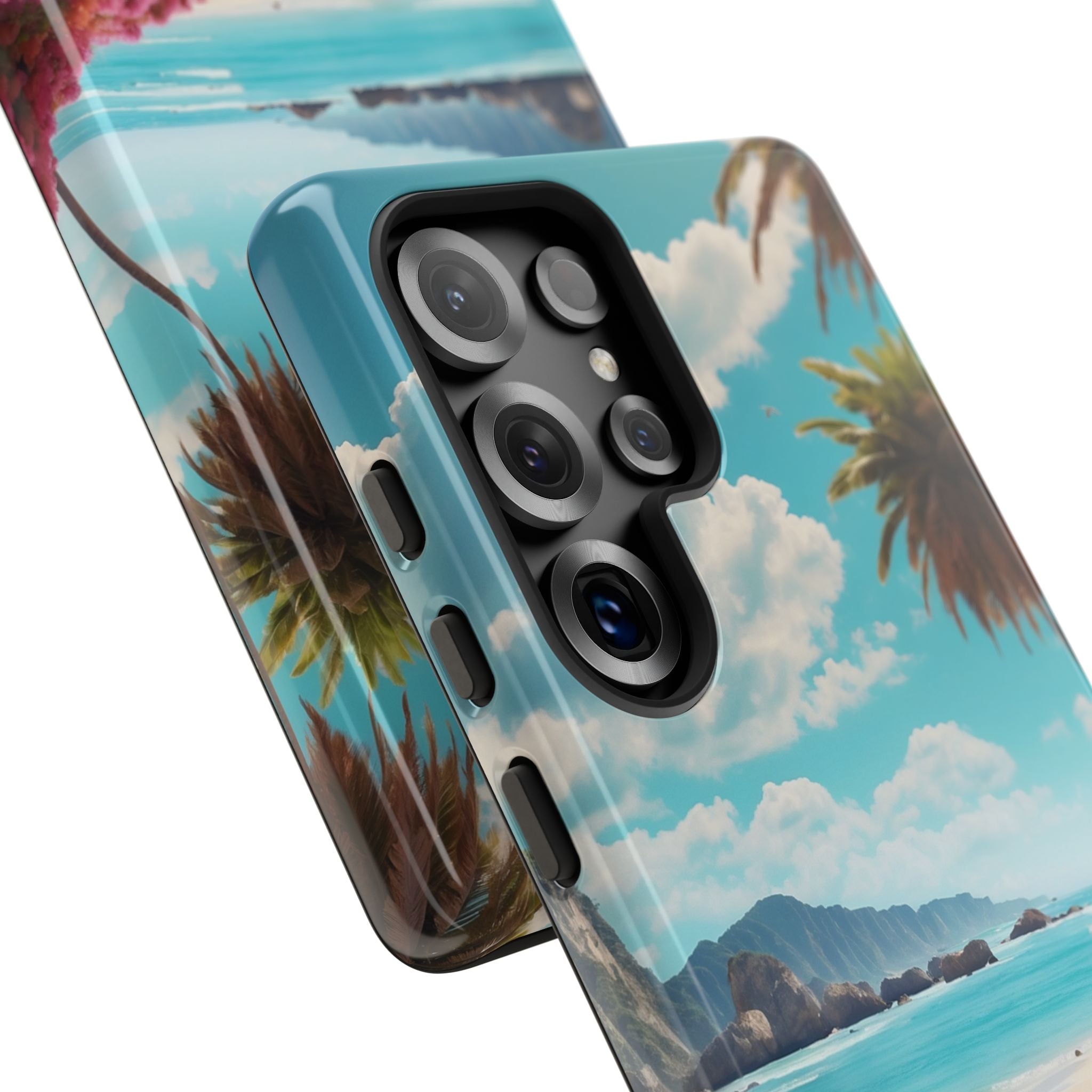 Tropical Flowers Frame - Samsung Case