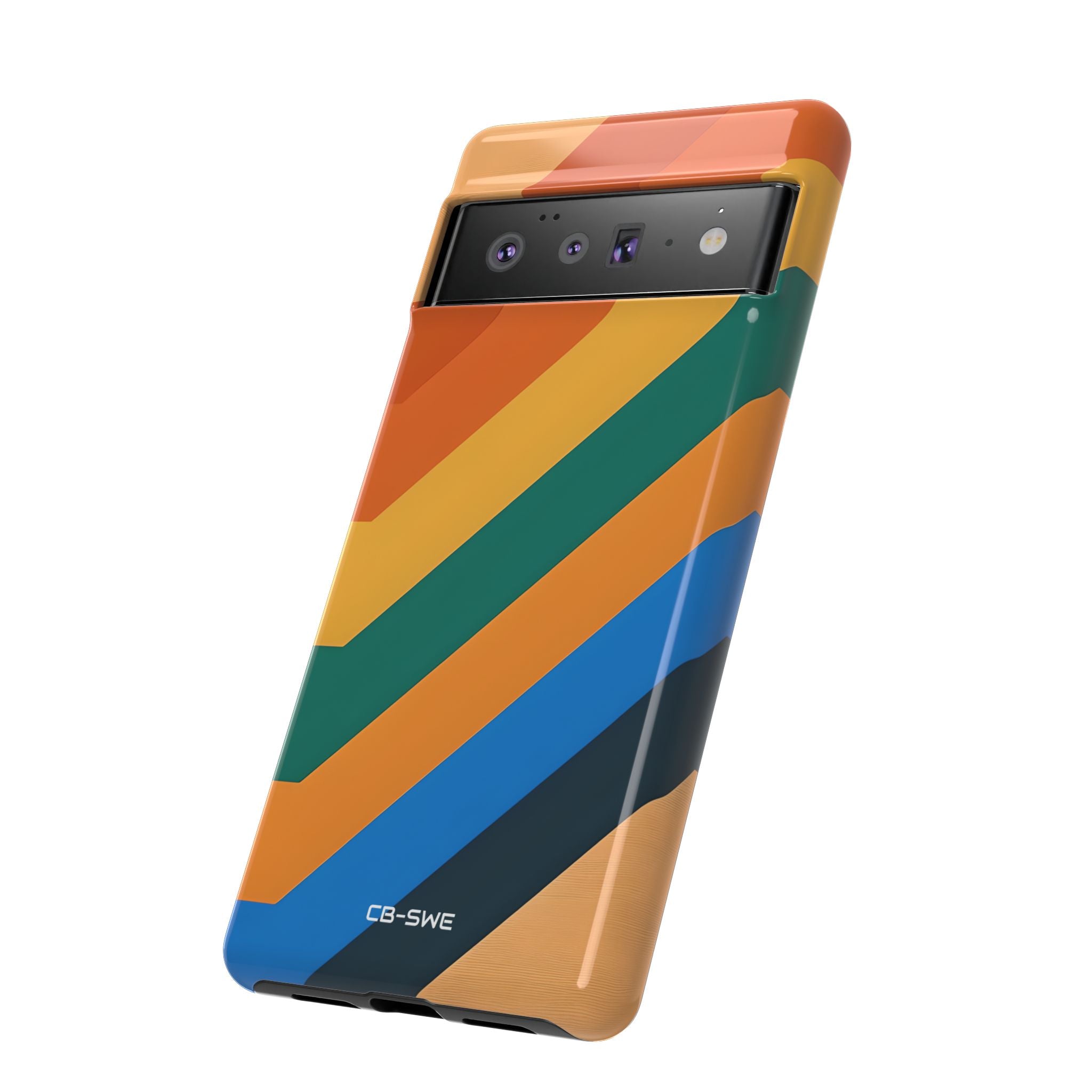 Vibrant Geometric Harmony - Google Pixel Case