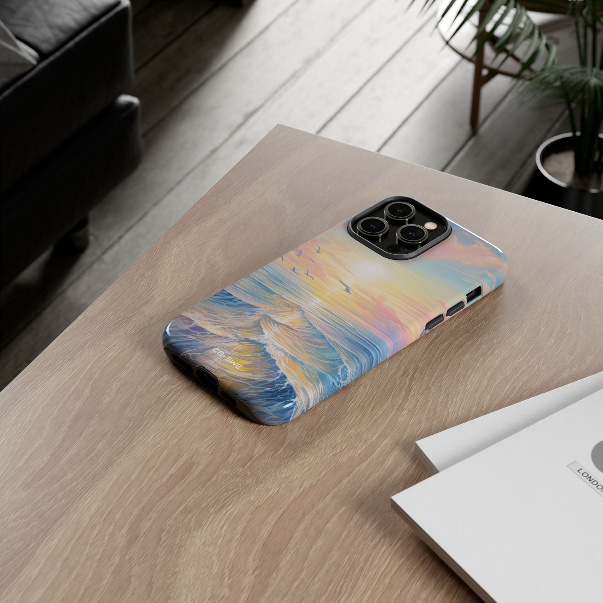 Gentle Waves Embrace - iPhone Case