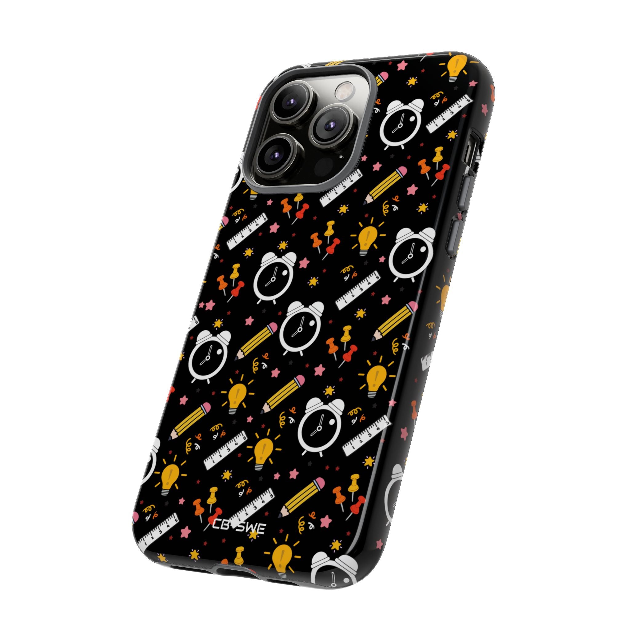 Bright Pencils Twirl - iPhone Case
