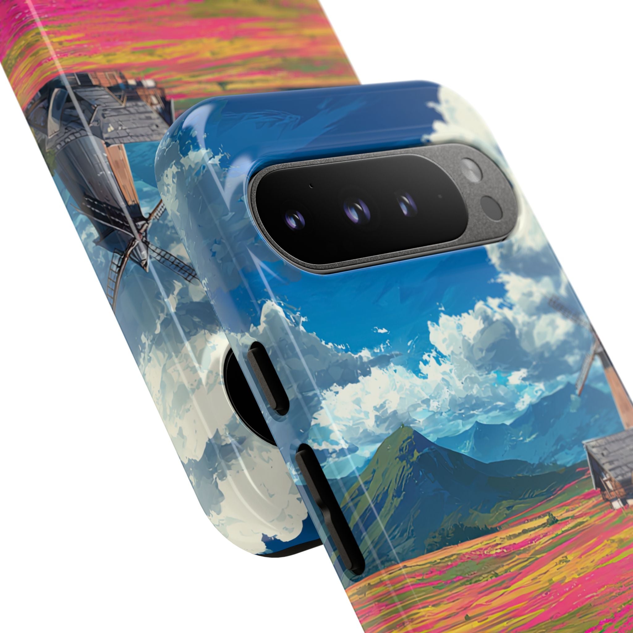 Impressionistic Summer Windmill - Google Pixel Case