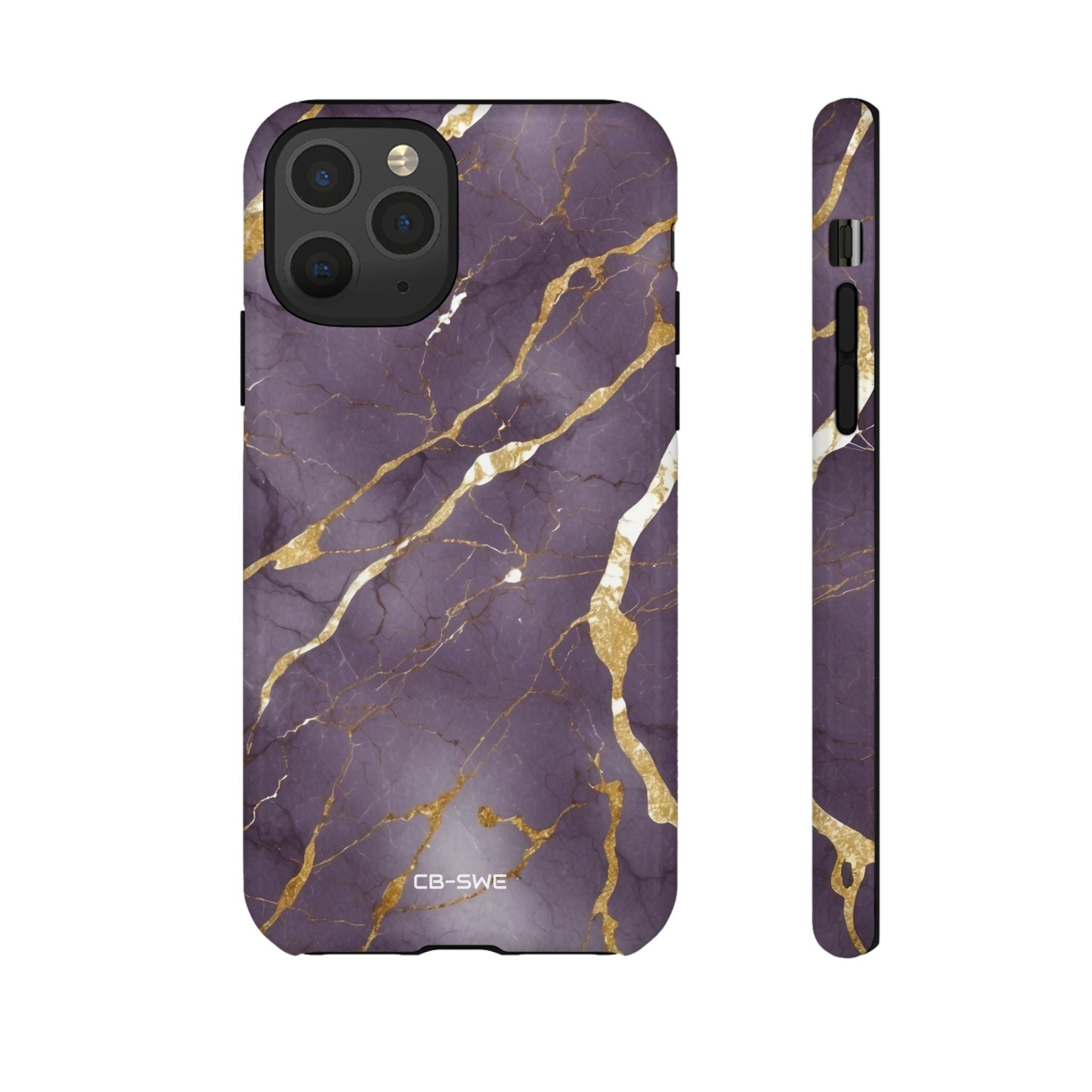 Golden Veins Flowing - iPhone Case