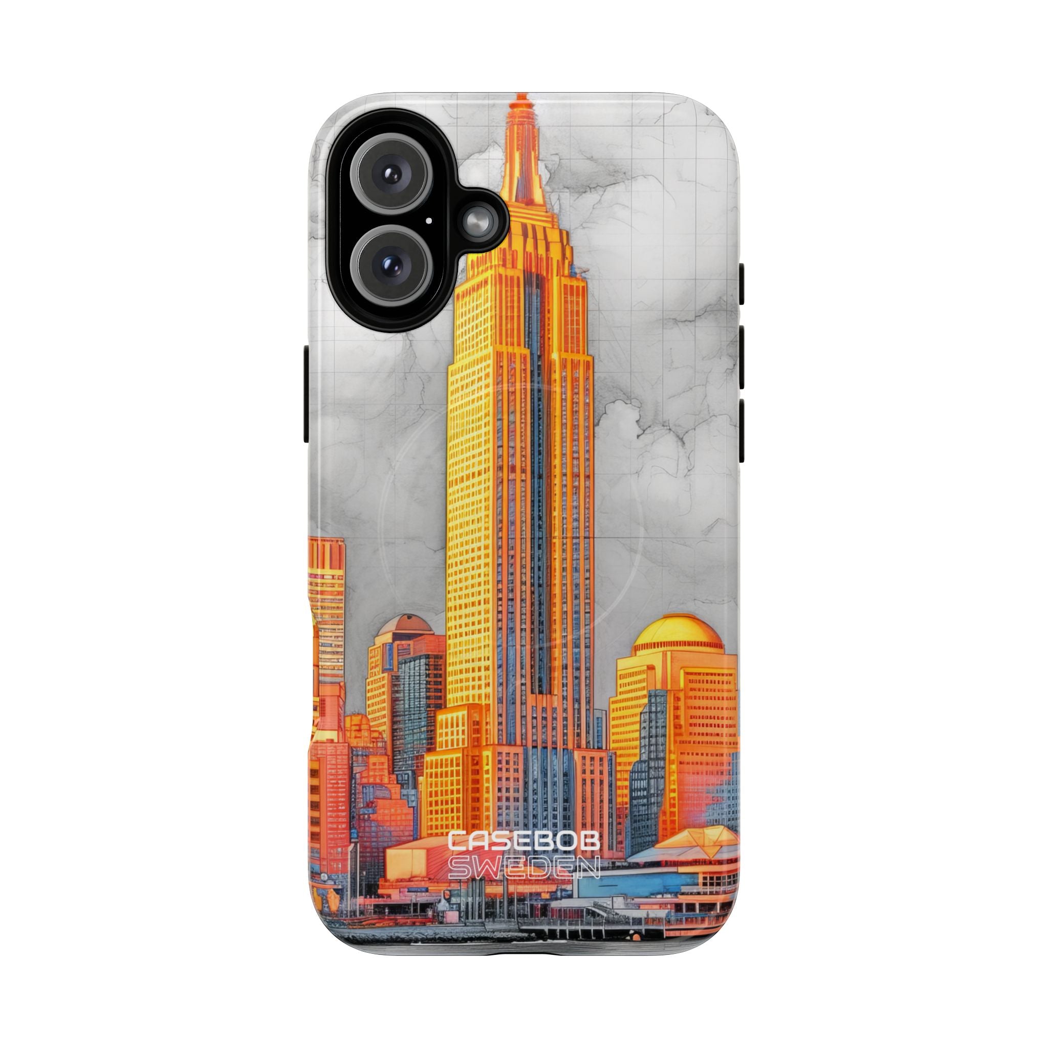 Vibrant City Skyline iPhone 16 - Tough+