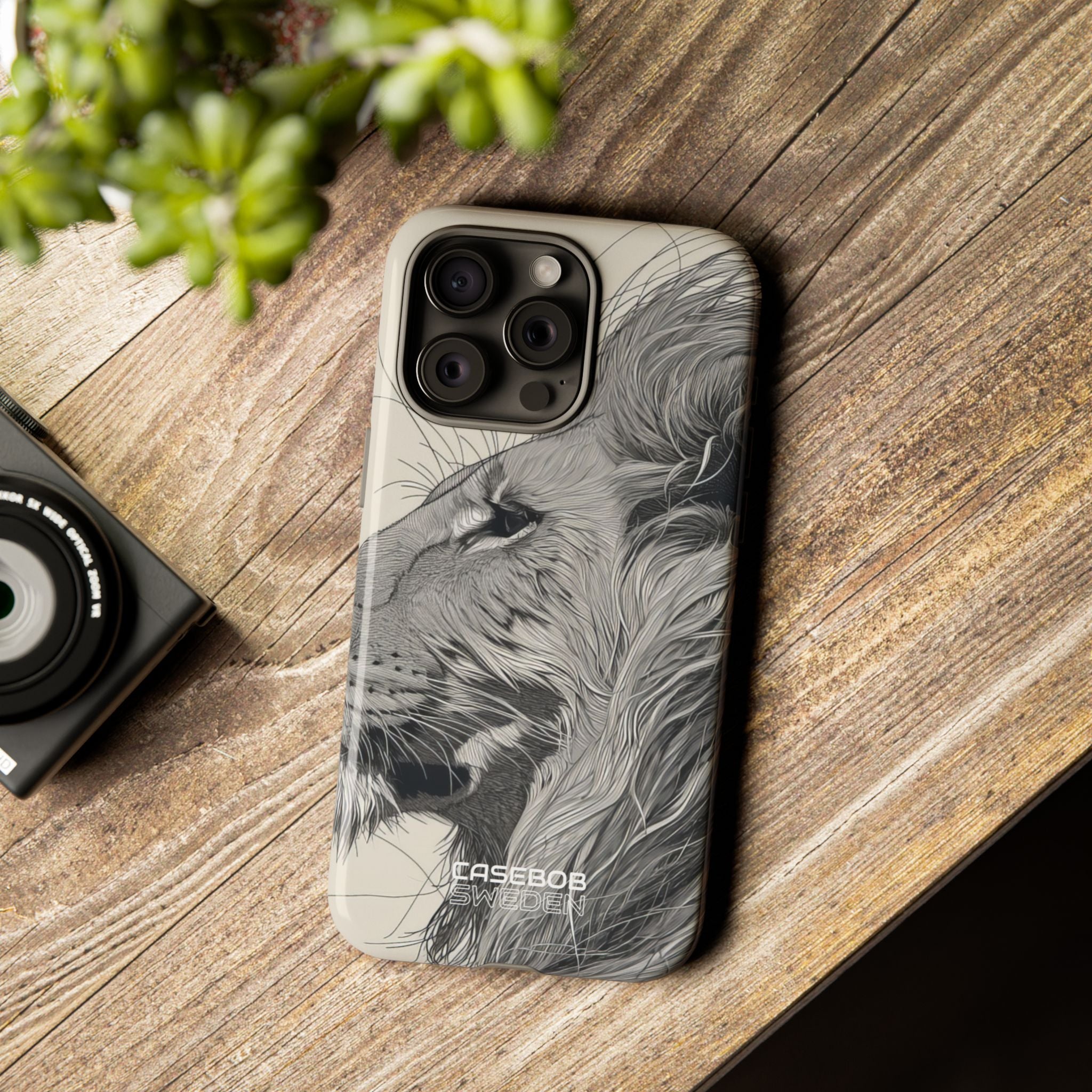 Profilo Leone Maestoso iPhone 15 - Tough