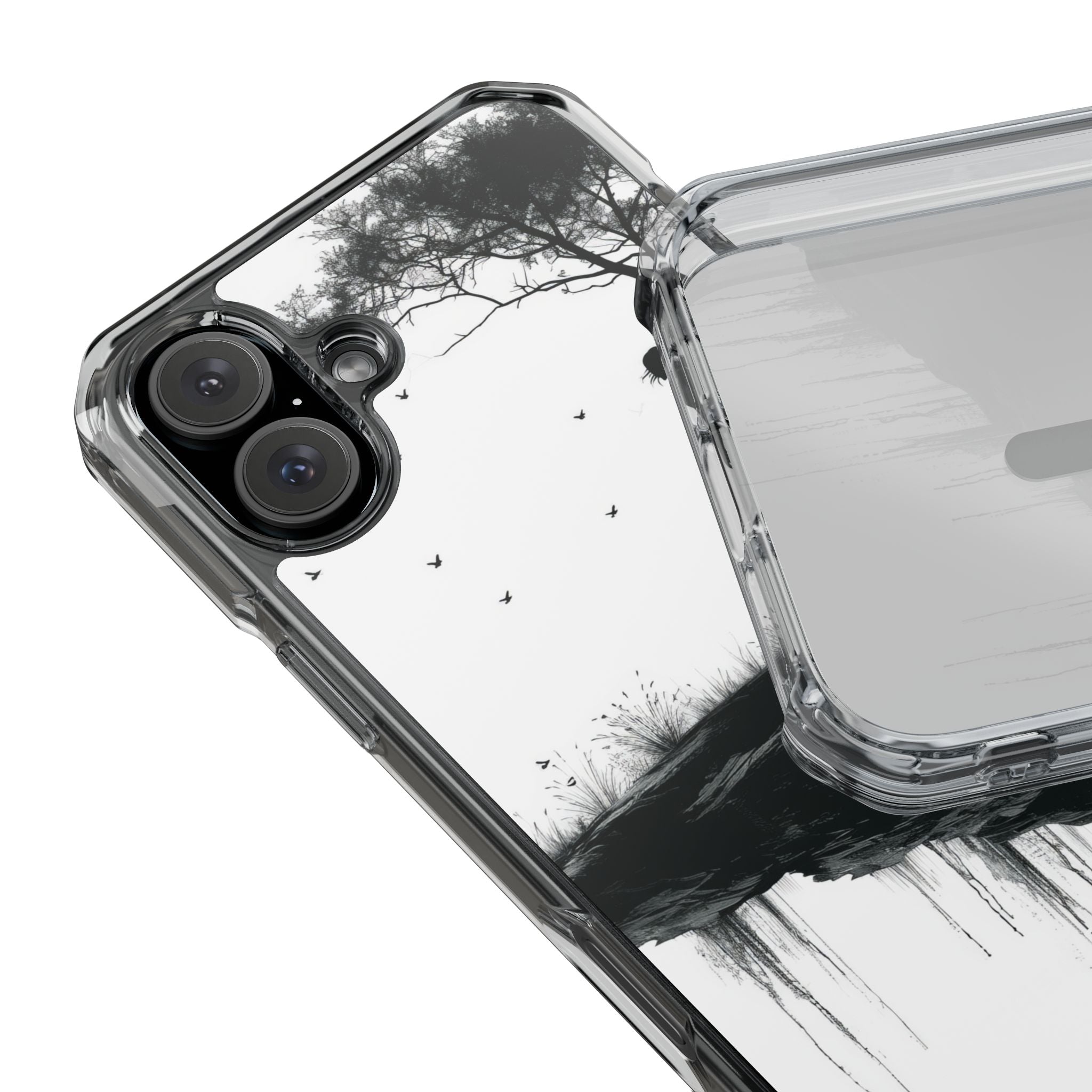 Cliffside Silhouette iPhone 16 Plus Case - Impact