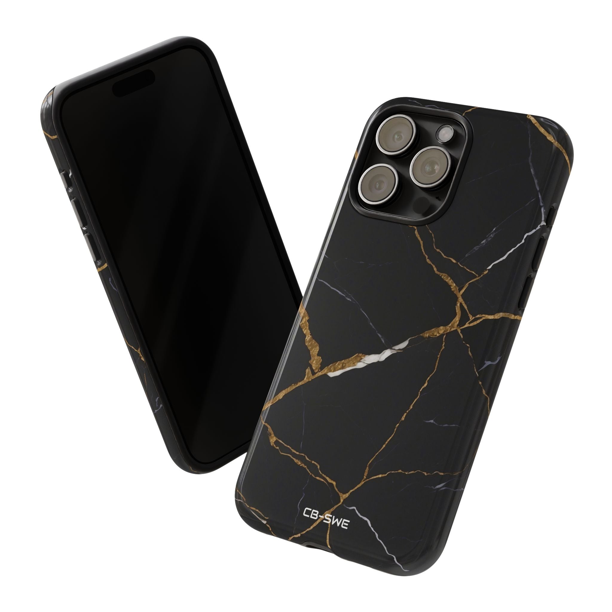 Golden Veins Emerge - iPhone Case