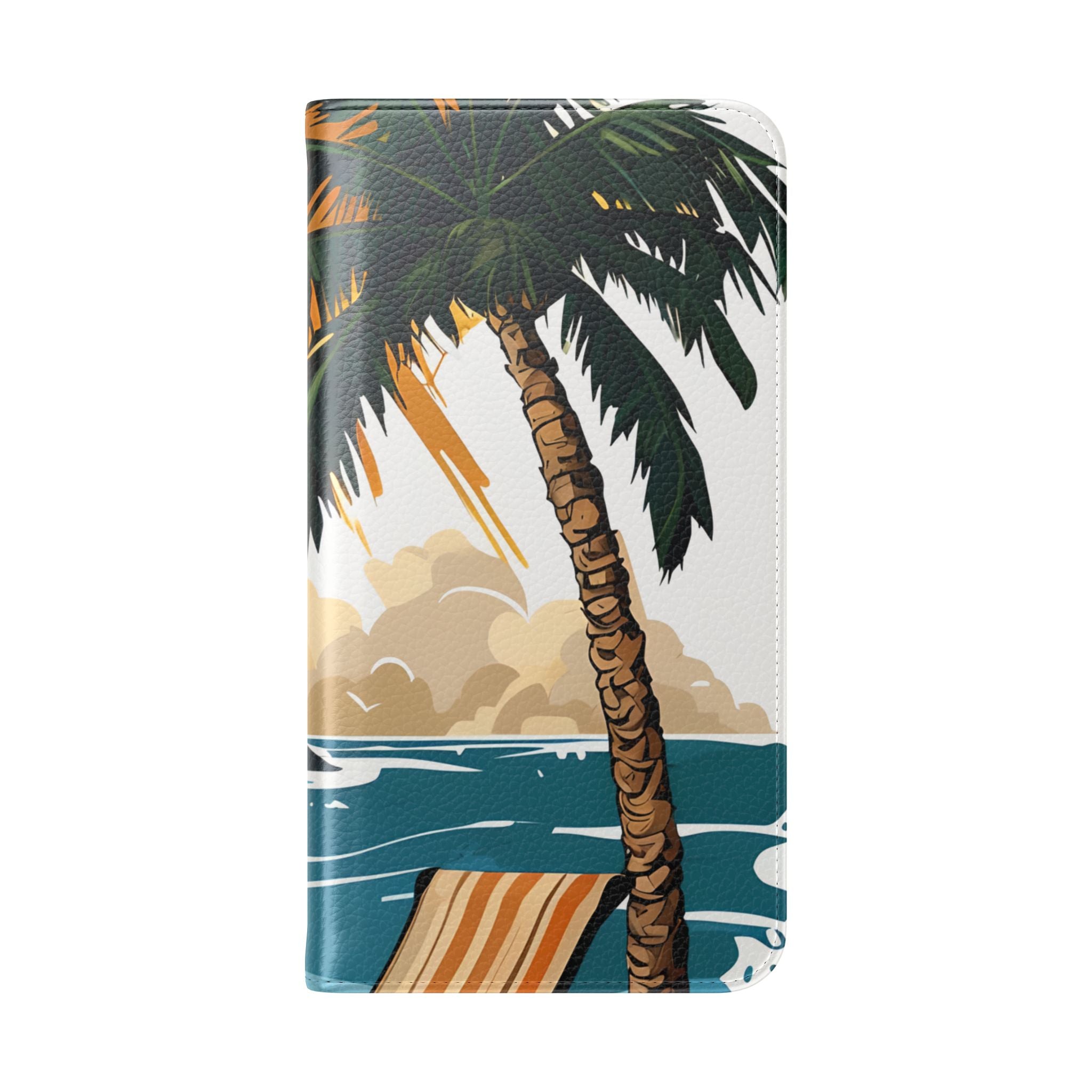 Palm Sunscape - Samsung S23+ Case - Lompakko