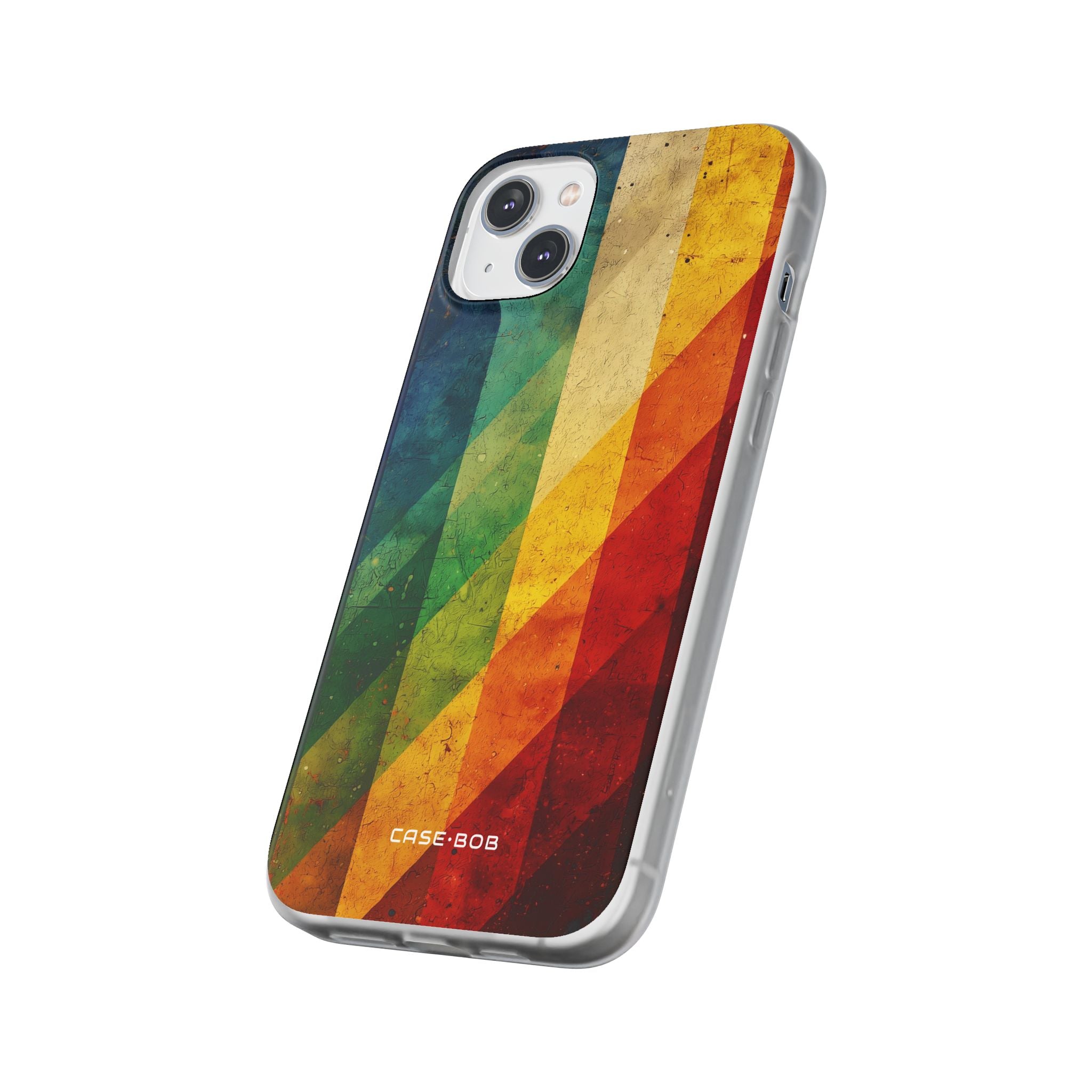 Diagonal Spectrum iPhone 14 Plus Case - Soft