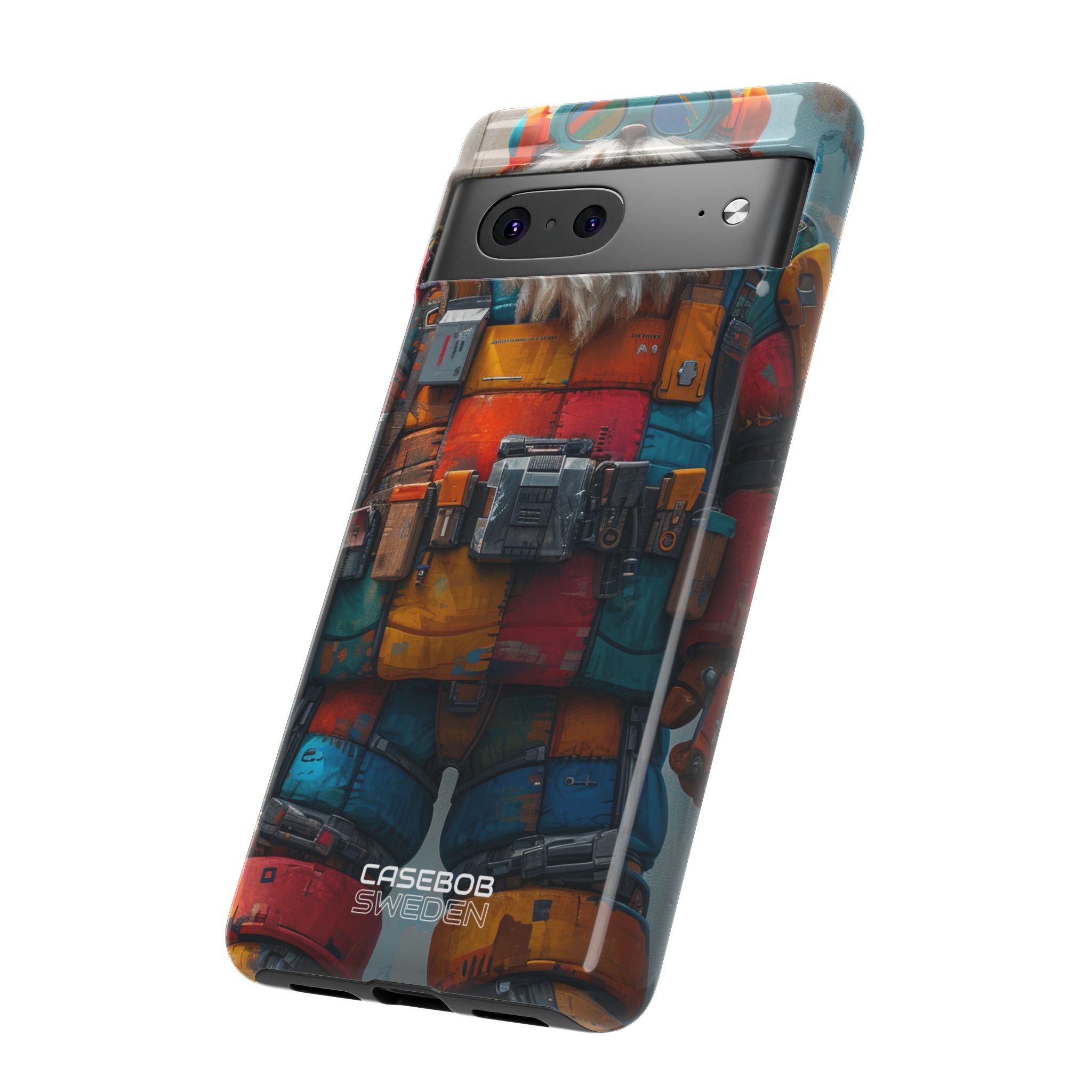 Whimsical Robot Wanderer Google Pixel 7 - Tough