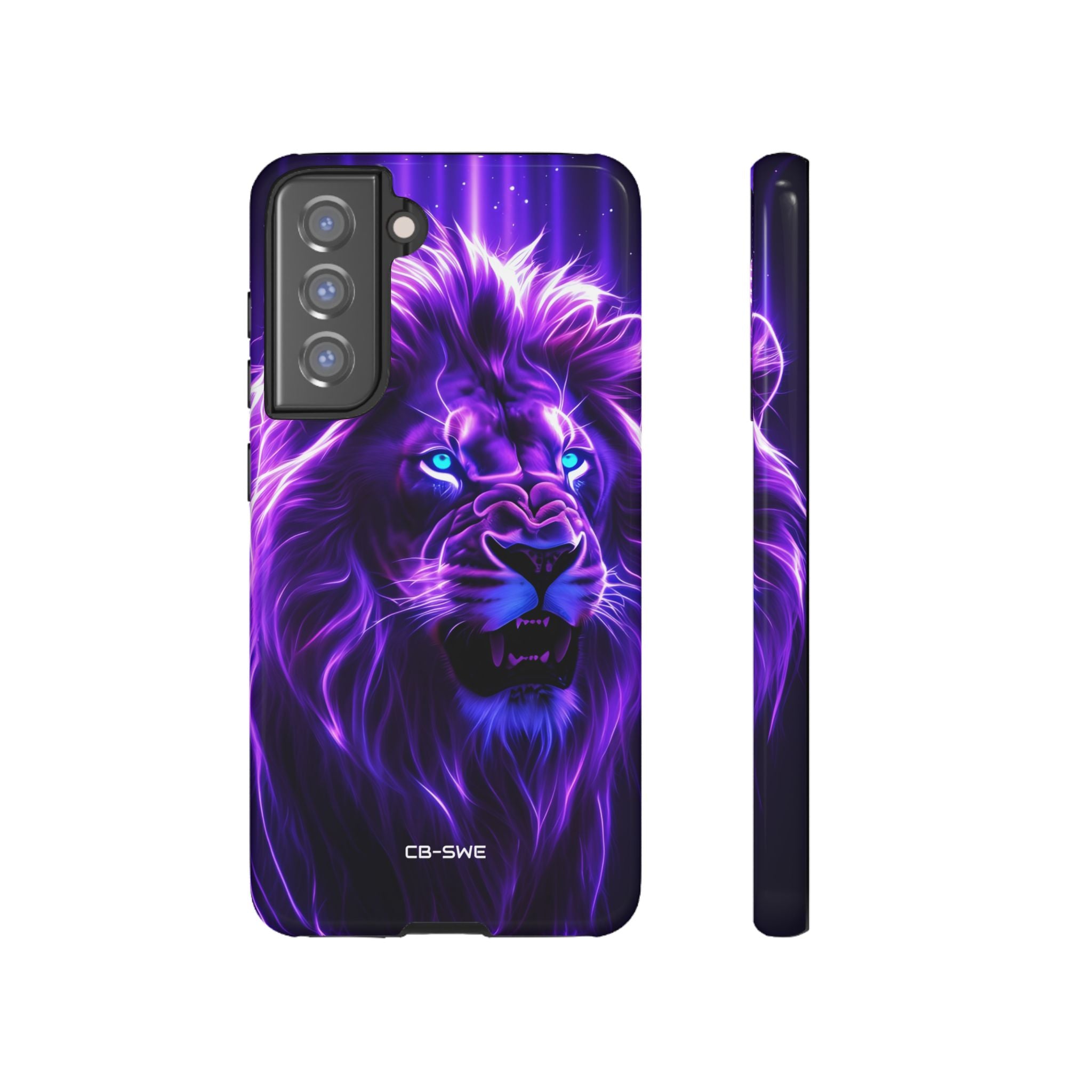 Neon Lion Majesty - Samsung Case