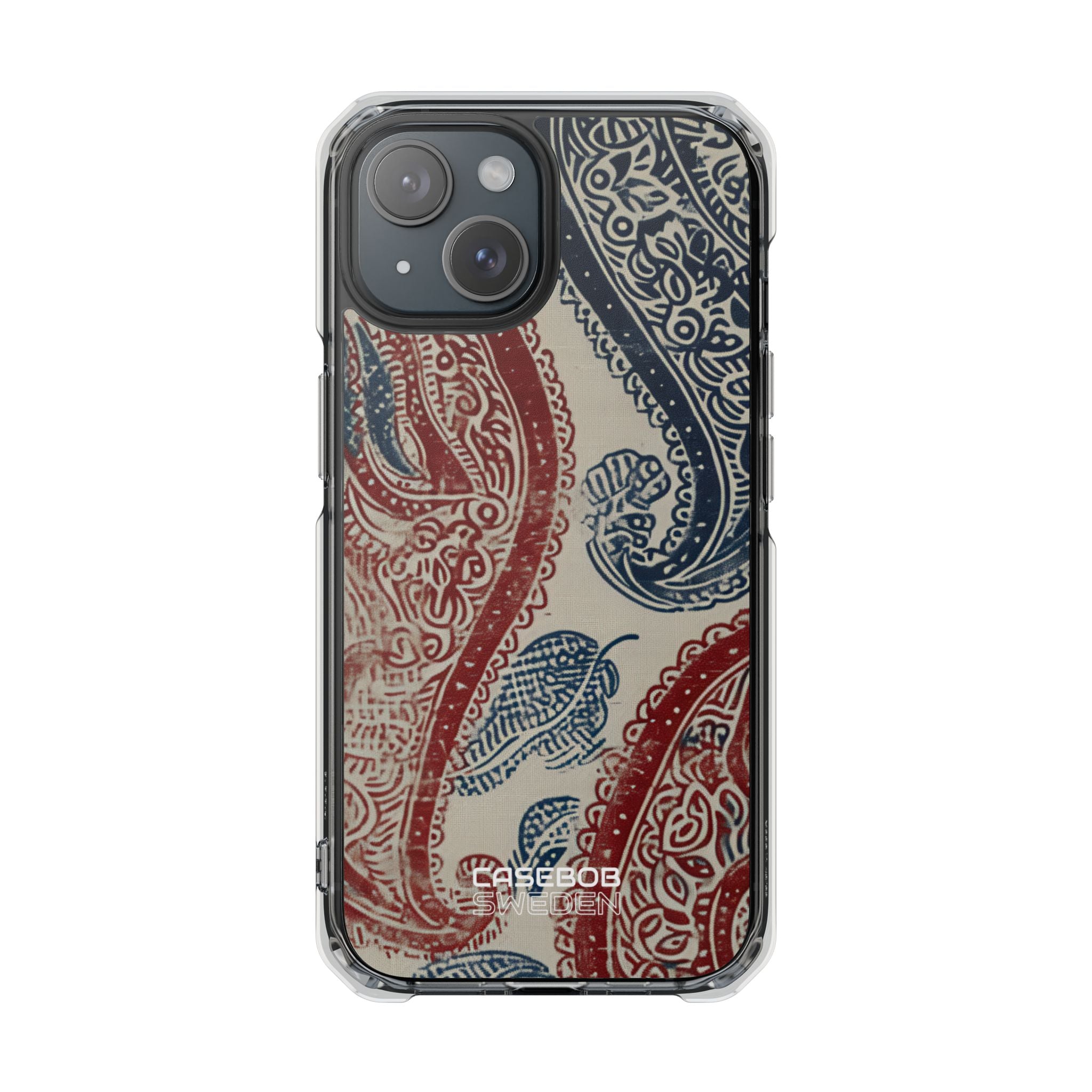 Ornate Paisley Swirl iPhone 15 - Impact Clear+