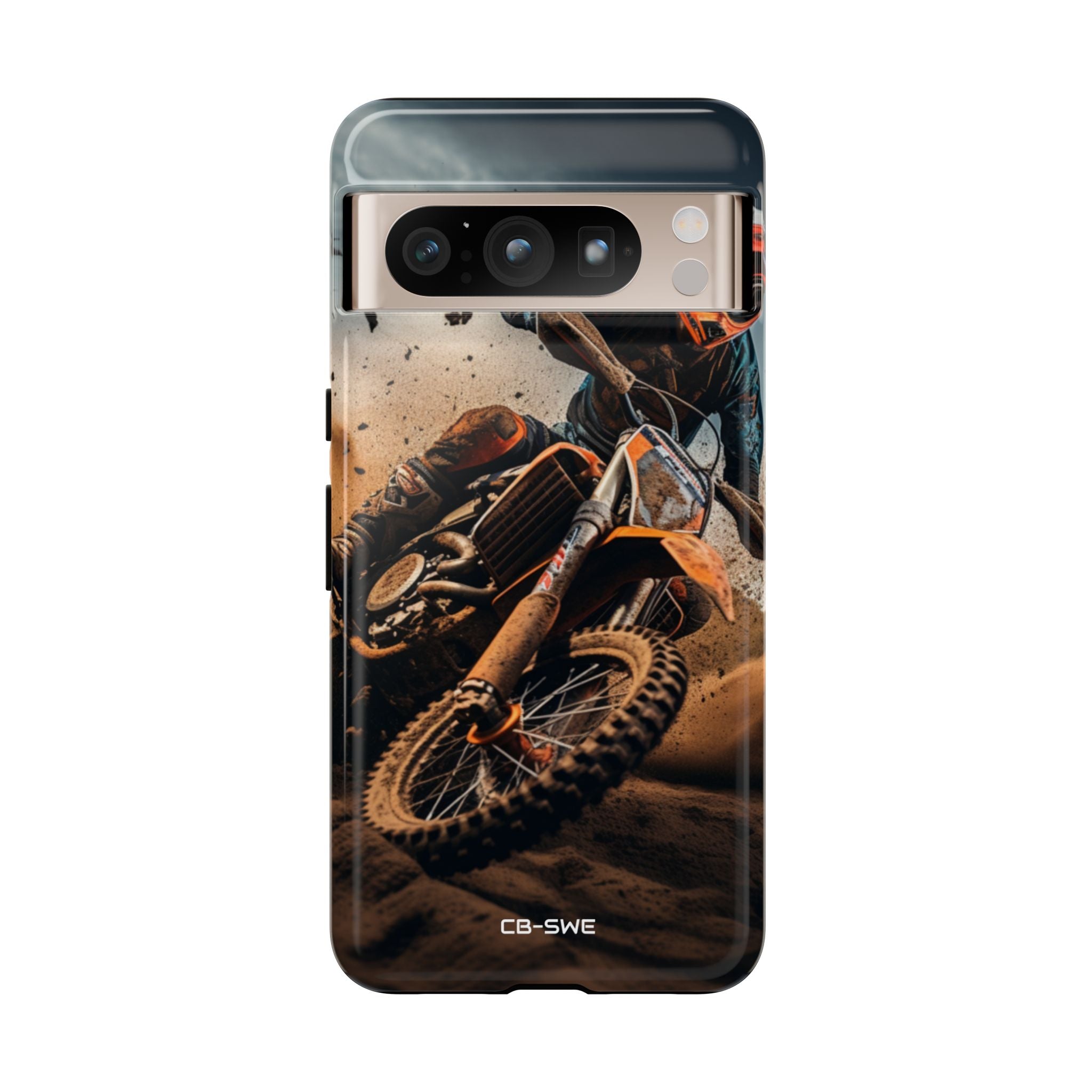 Rider Amidst Desert Fury - Google Pixel Case