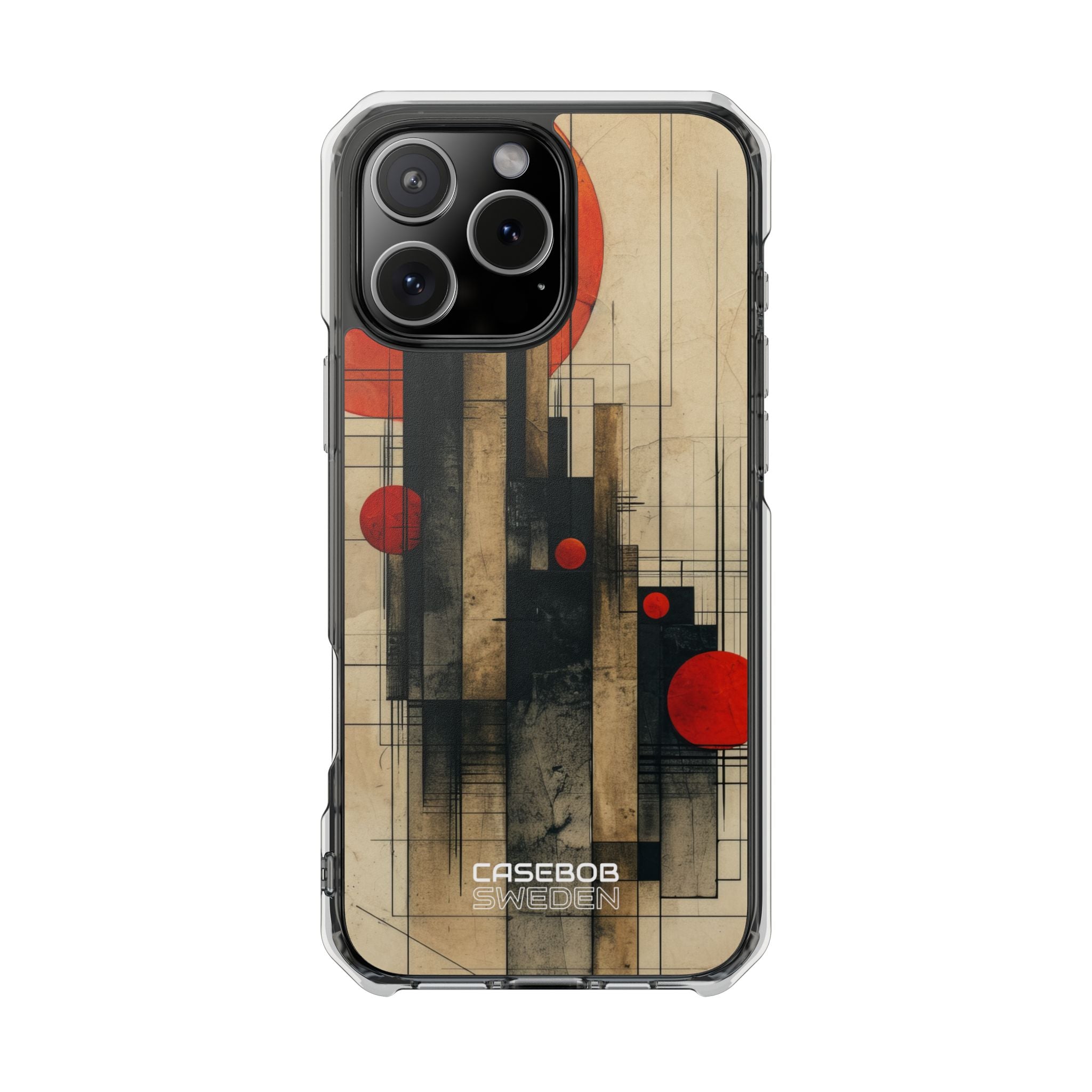 Geometric Cityscape Essence iPhone 16 - Impact Clear+
