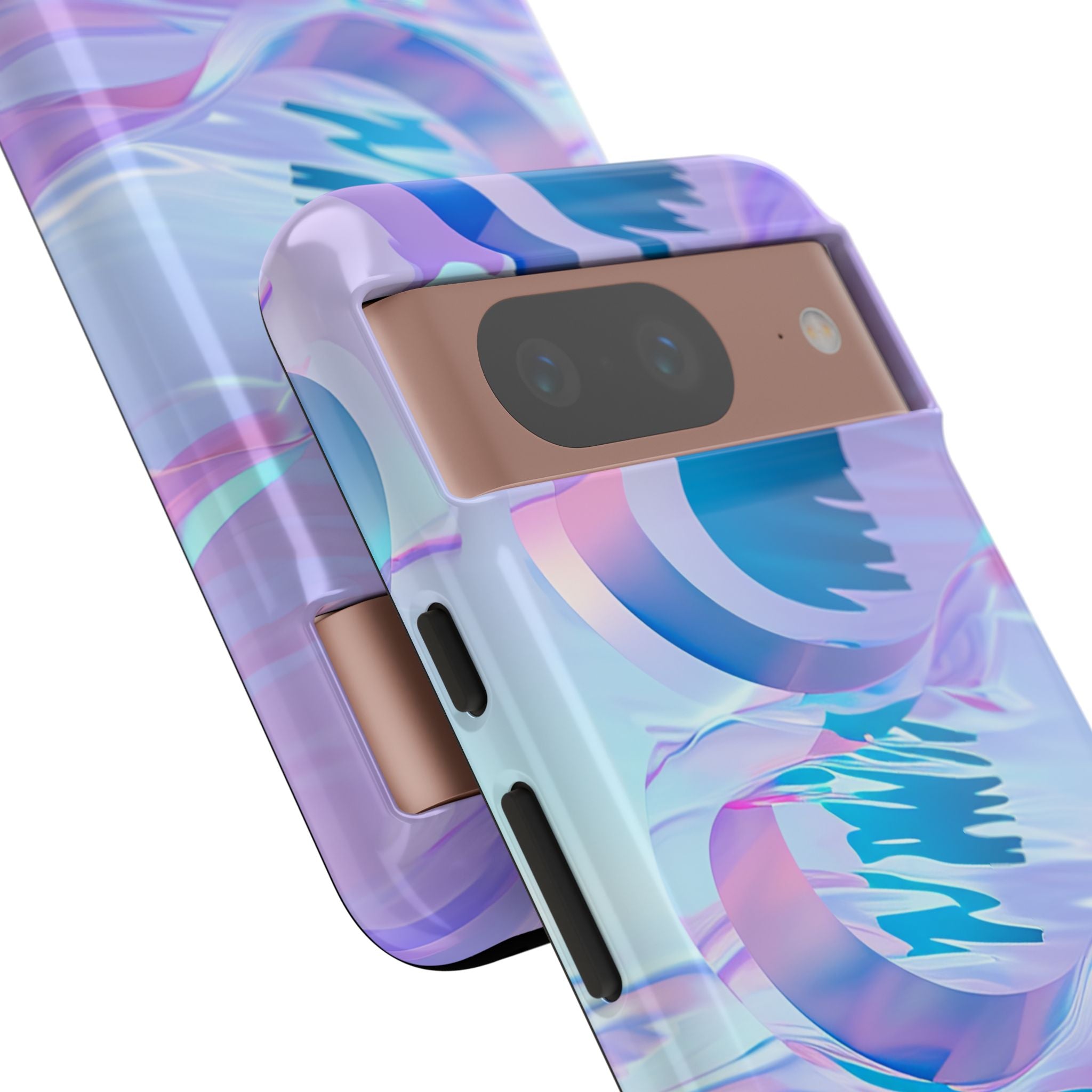 Iridescent Flowing Waves Google Pixel 8 - Tough