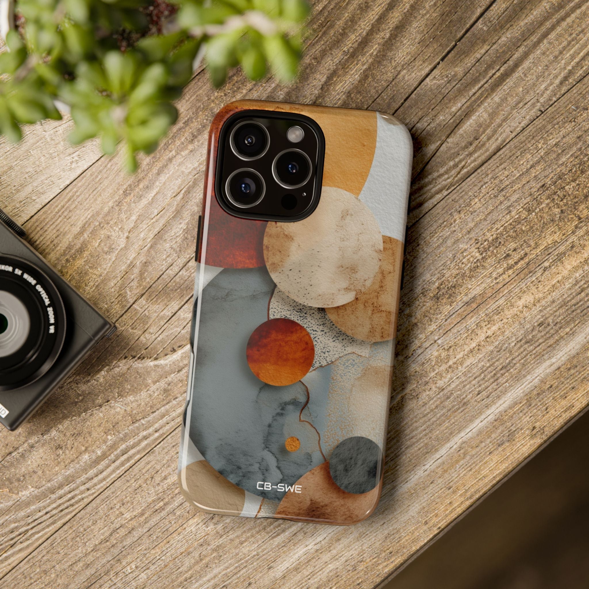 Circles Embrace Warmth - iPhone Case