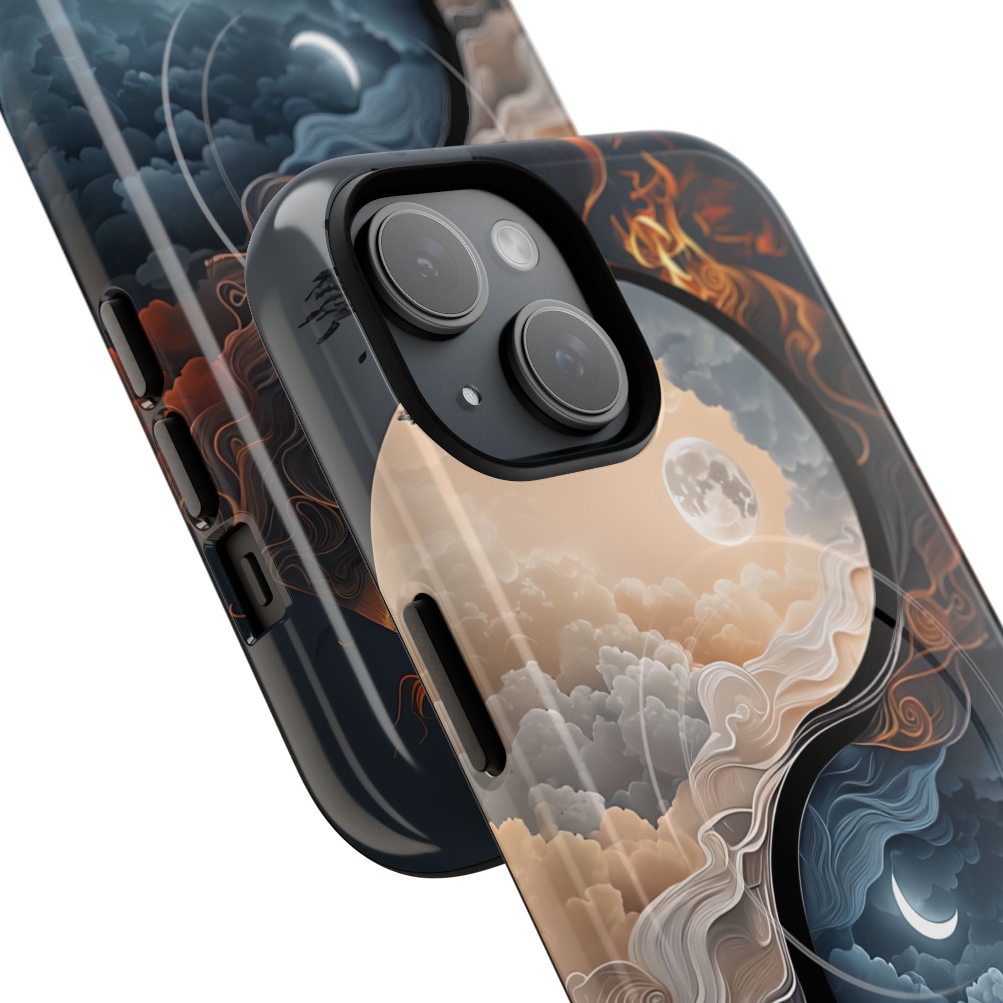 Surreal Day Night Yin Yang Symbol Artwork Phone iPhone 15 - Tough+