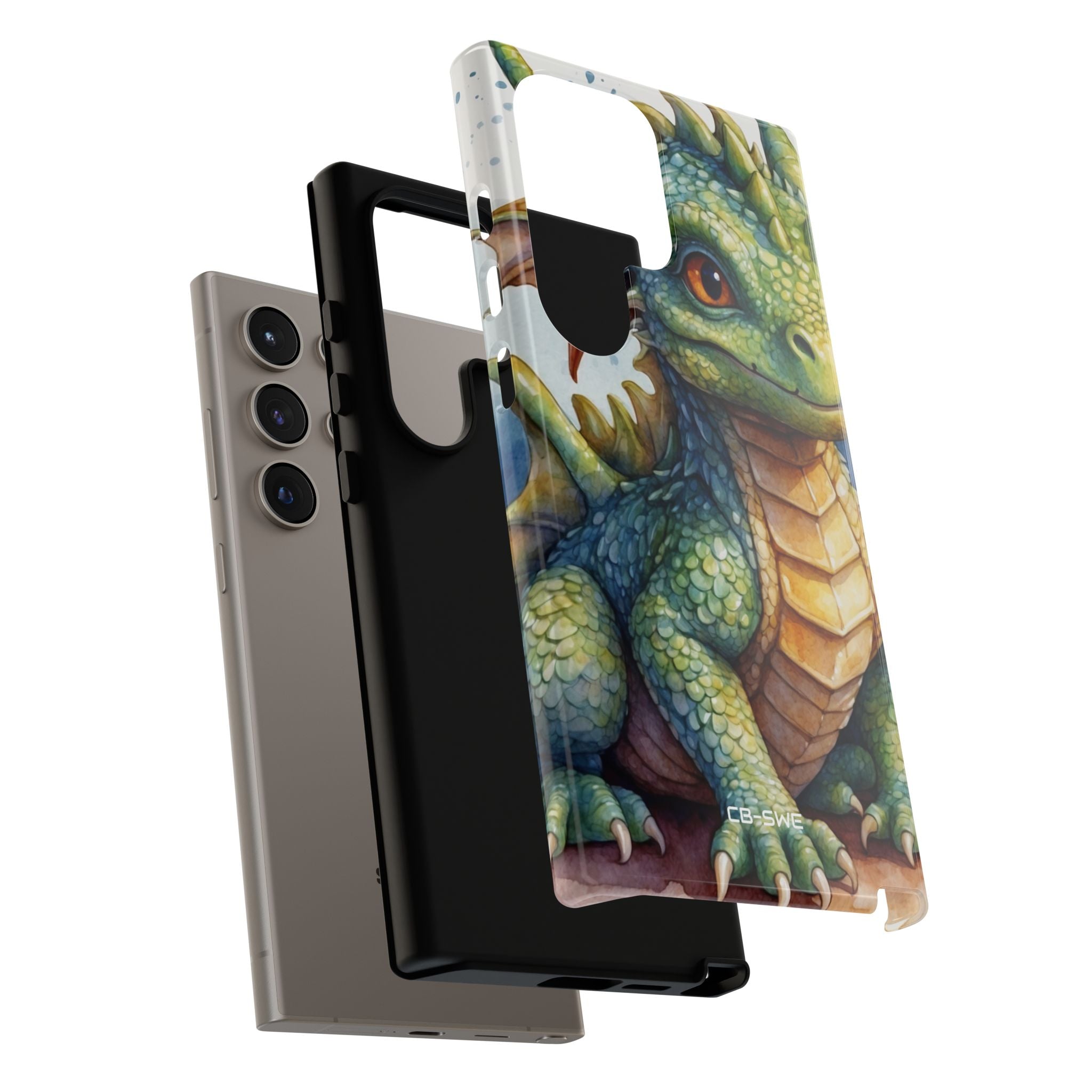 Green Dragon Smiles - Samsung Case