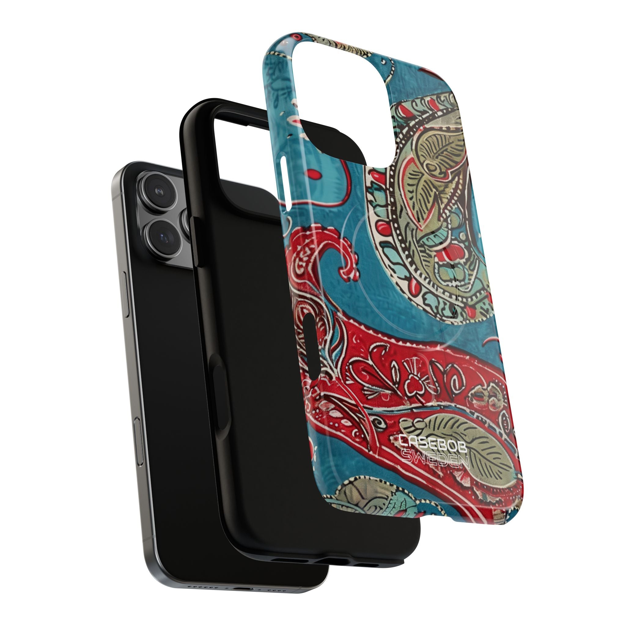 Paisley Floral Fusion iPhone 16 - Tough+