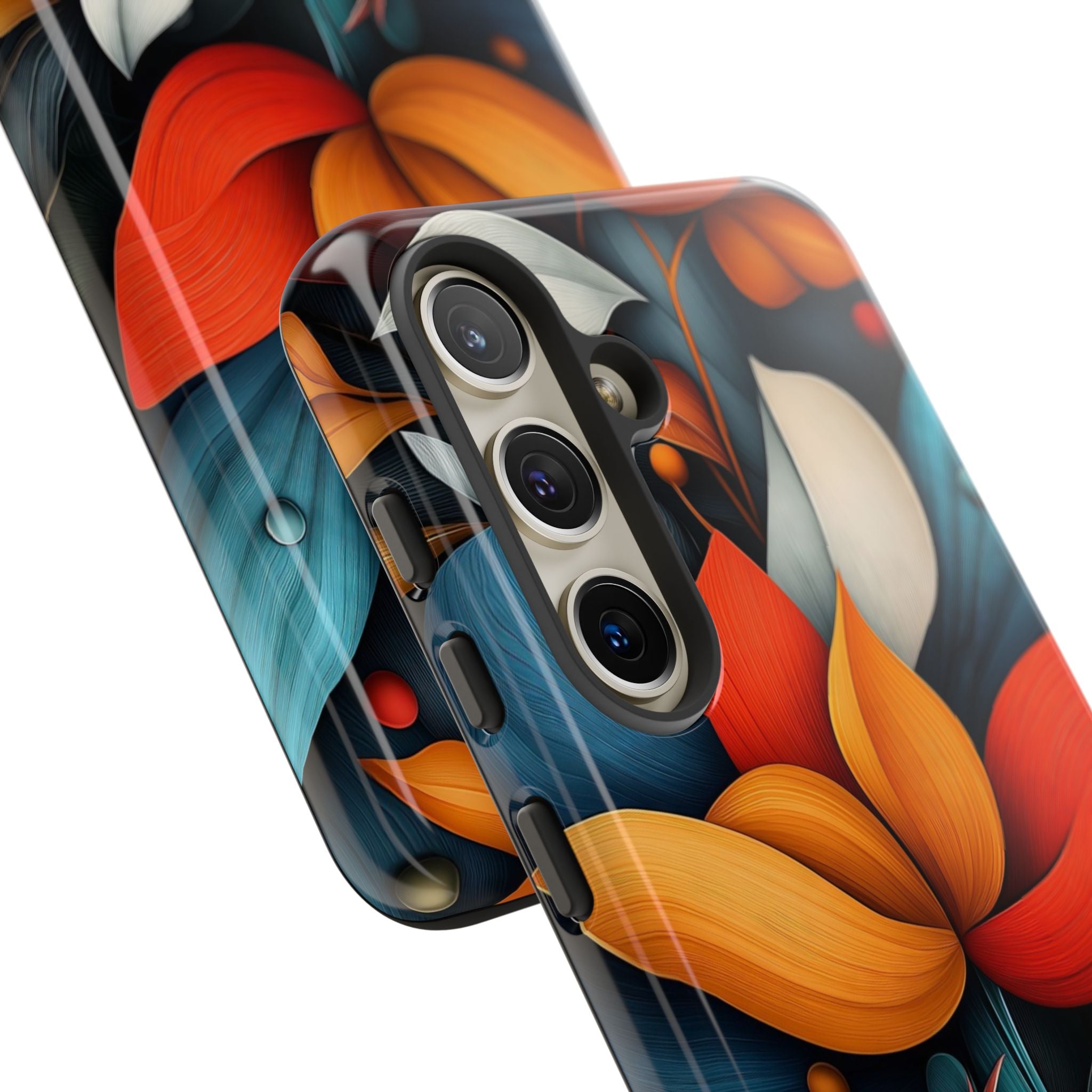 Vibrant Floral Harmony - Samsung Case