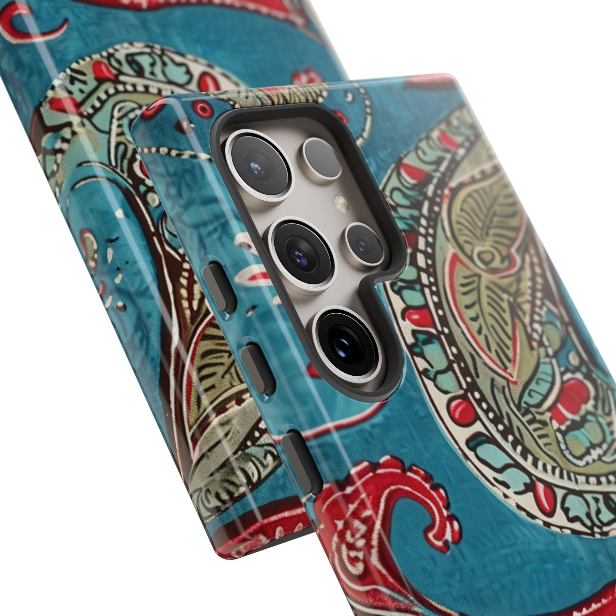 Paisley Floral Fusion Samsung S24 - Tough